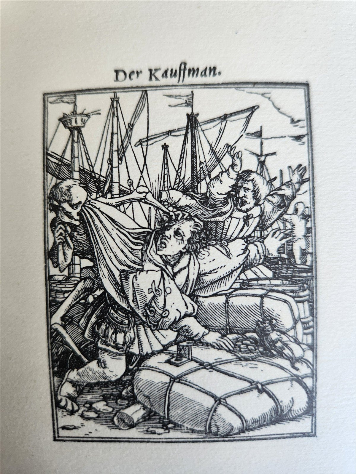 1922 IMAGES of DEATH by Hans Holbein antique MACABRE ILLUSTRATIONS Der Totentanz