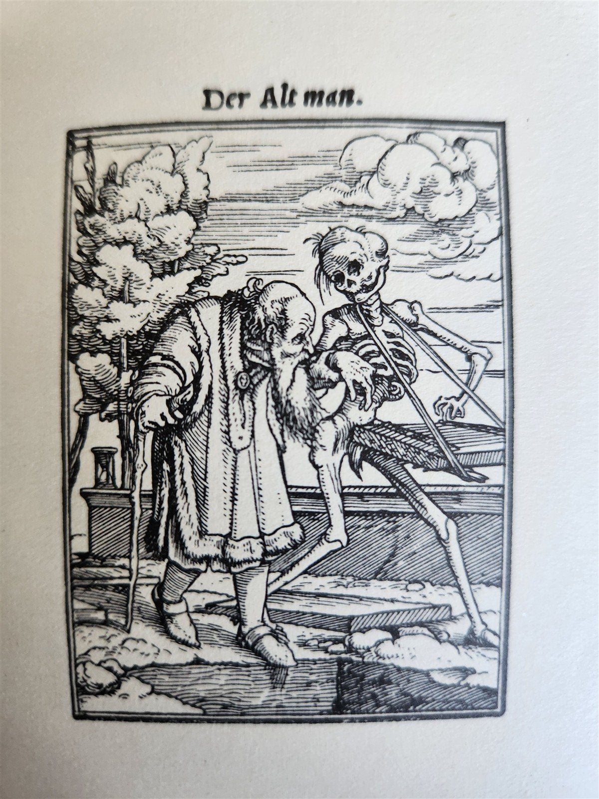 1922 IMAGES of DEATH by Hans Holbein antique MACABRE ILLUSTRATIONS Der Totentanz