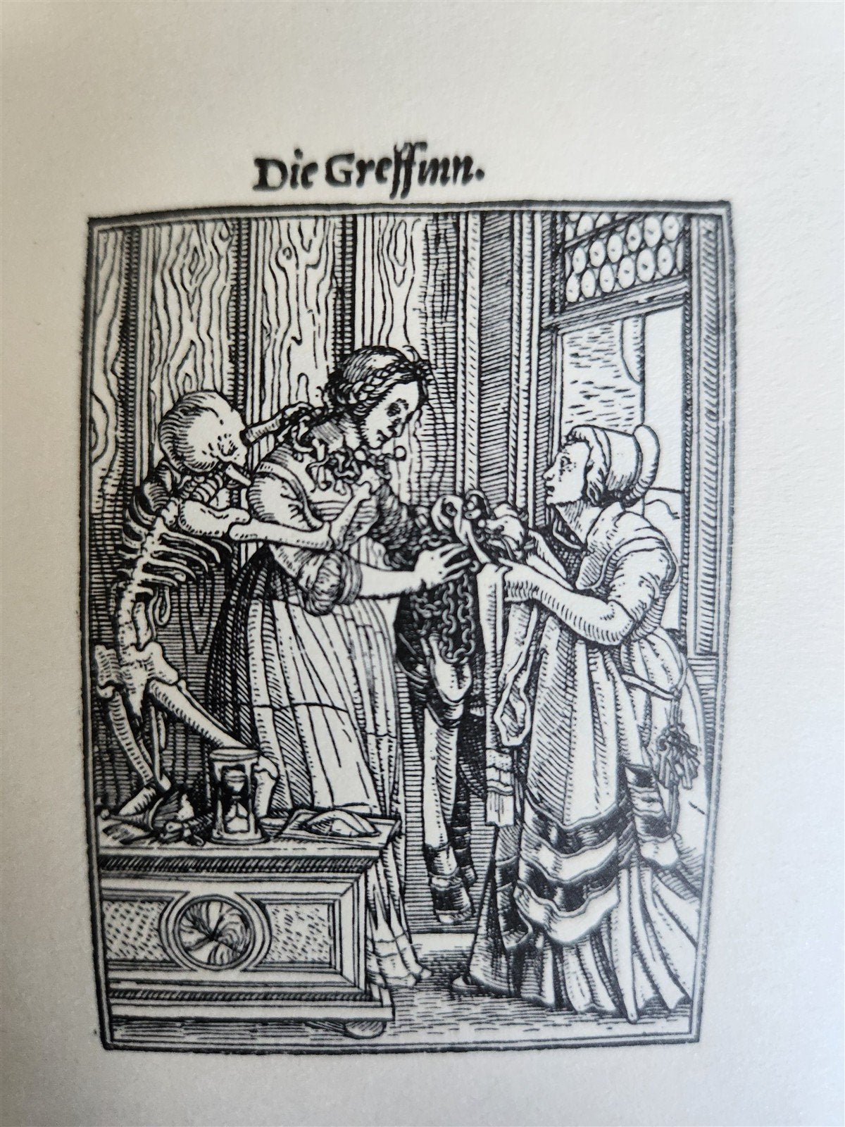 1922 IMAGES of DEATH by Hans Holbein antique MACABRE ILLUSTRATIONS Der Totentanz
