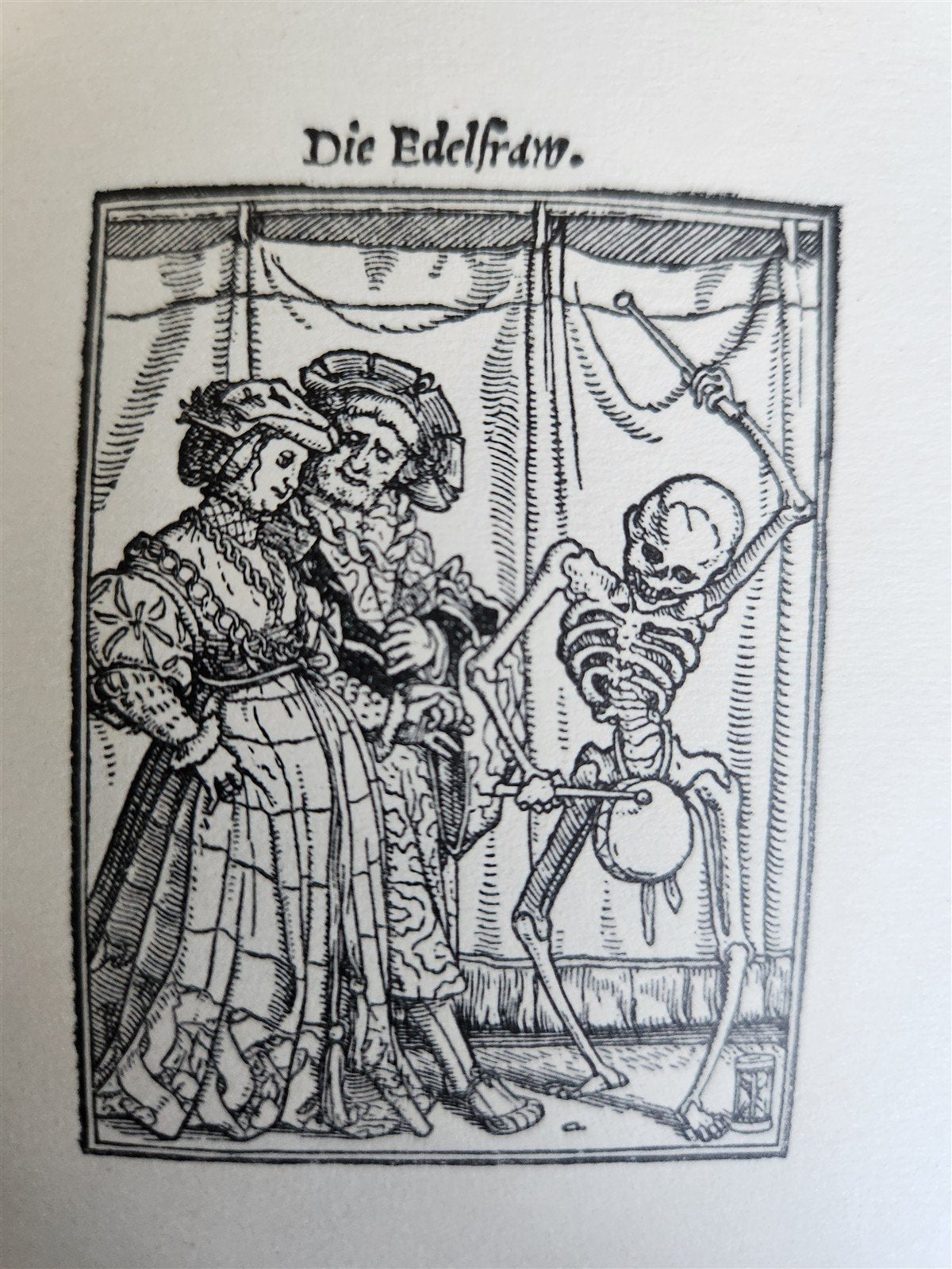 1922 IMAGES of DEATH by Hans Holbein antique MACABRE ILLUSTRATIONS Der Totentanz