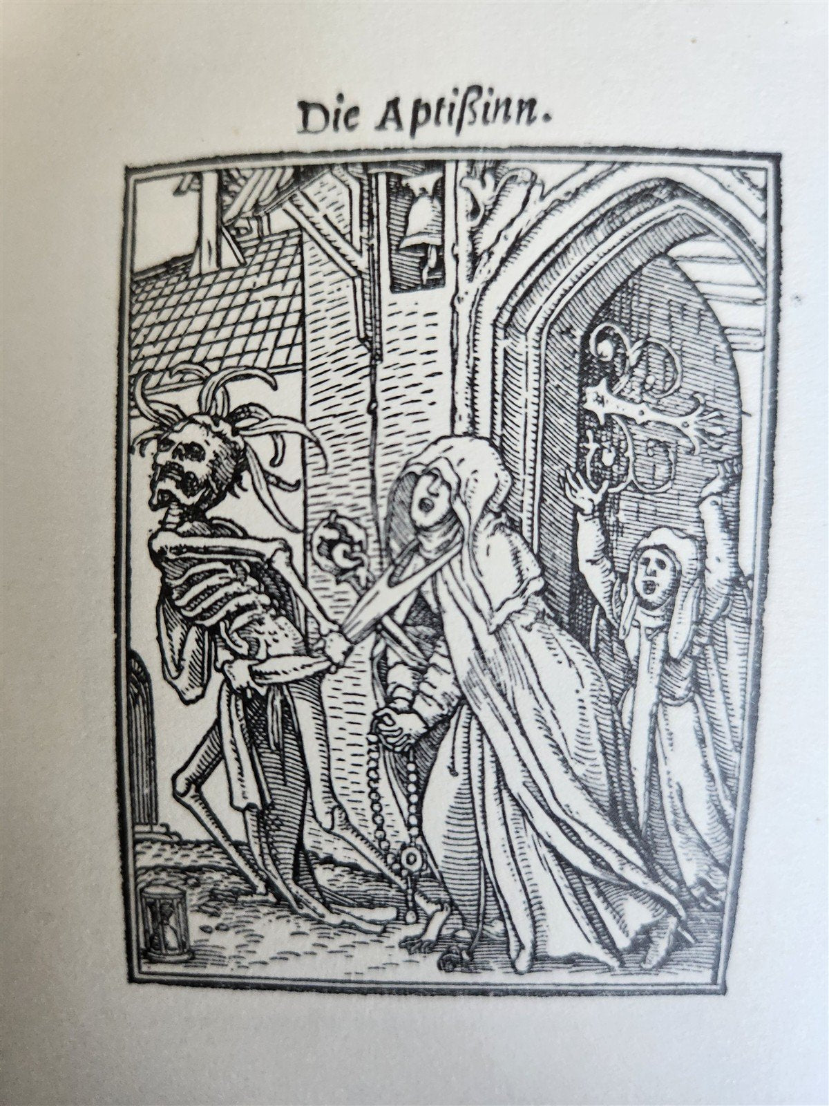 1922 IMAGES of DEATH by Hans Holbein antique MACABRE ILLUSTRATIONS Der Totentanz