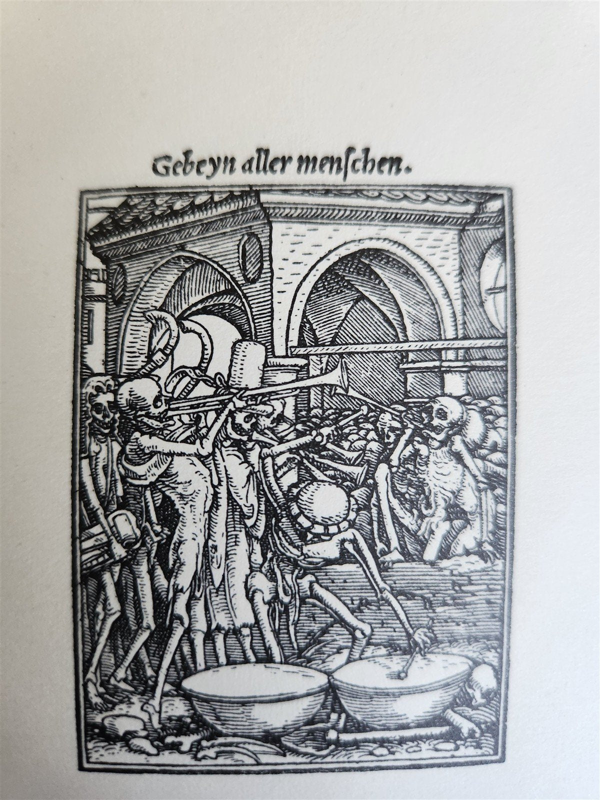 1922 IMAGES of DEATH by Hans Holbein antique MACABRE ILLUSTRATIONS Der Totentanz