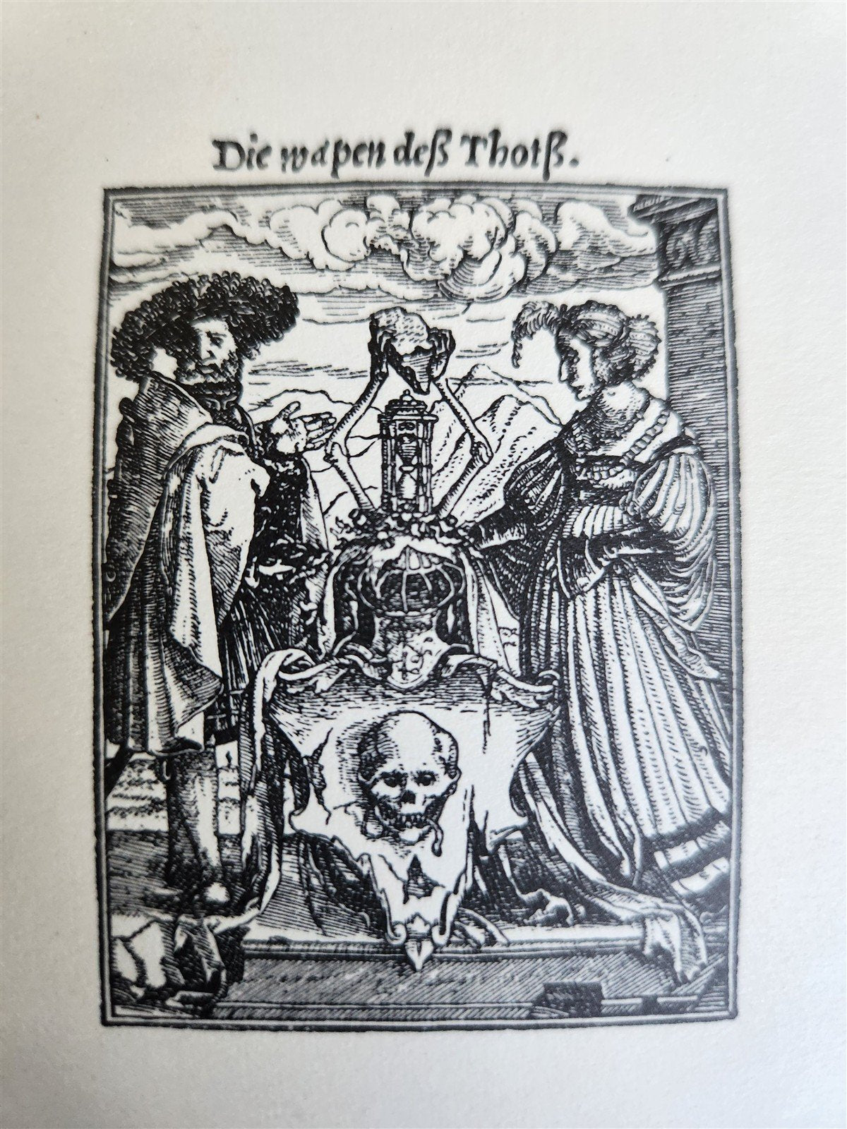 1922 IMAGES of DEATH by Hans Holbein antique MACABRE ILLUSTRATIONS Der Totentanz
