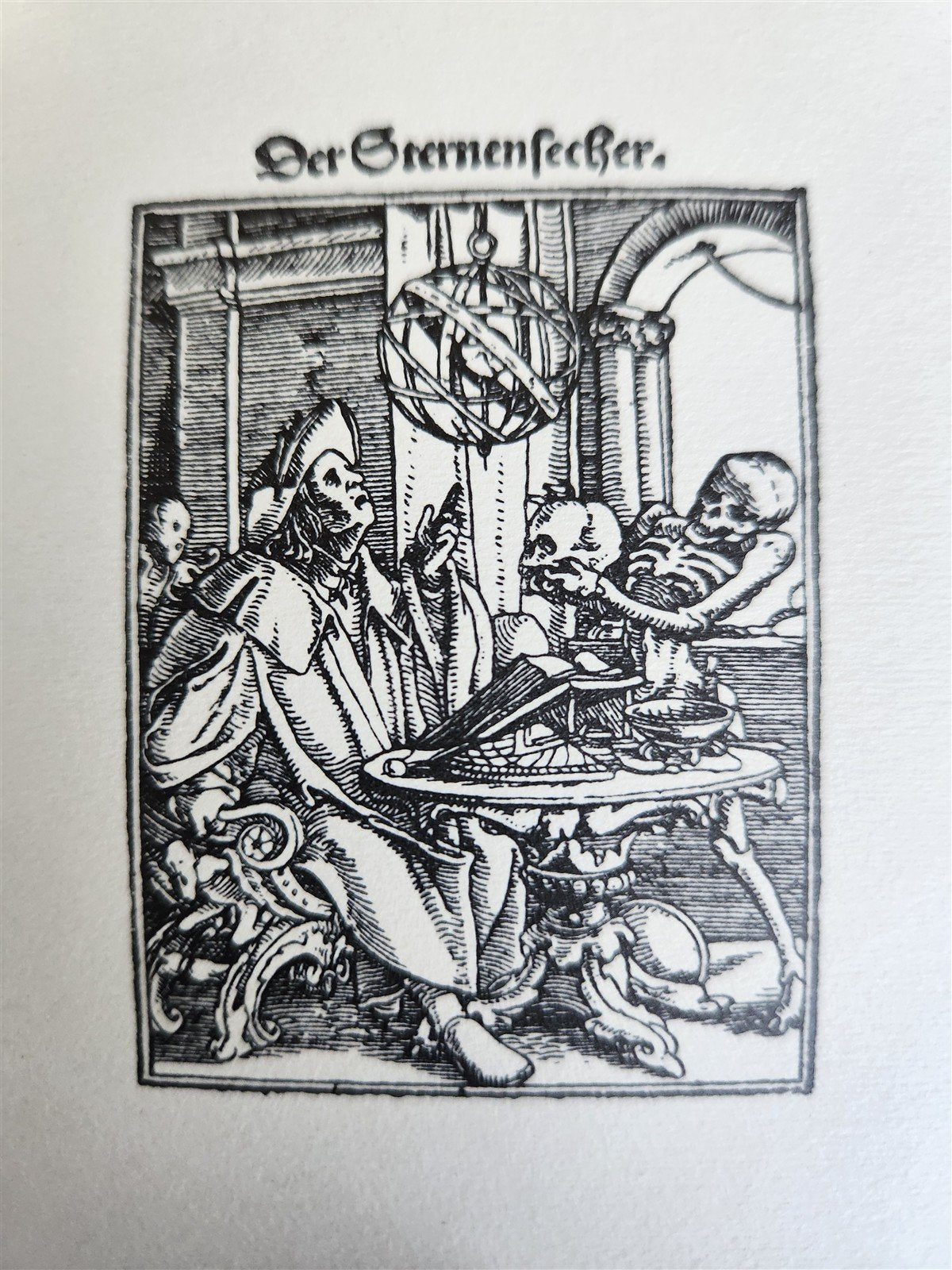 1922 IMAGES of DEATH by Hans Holbein antique MACABRE ILLUSTRATIONS Der Totentanz