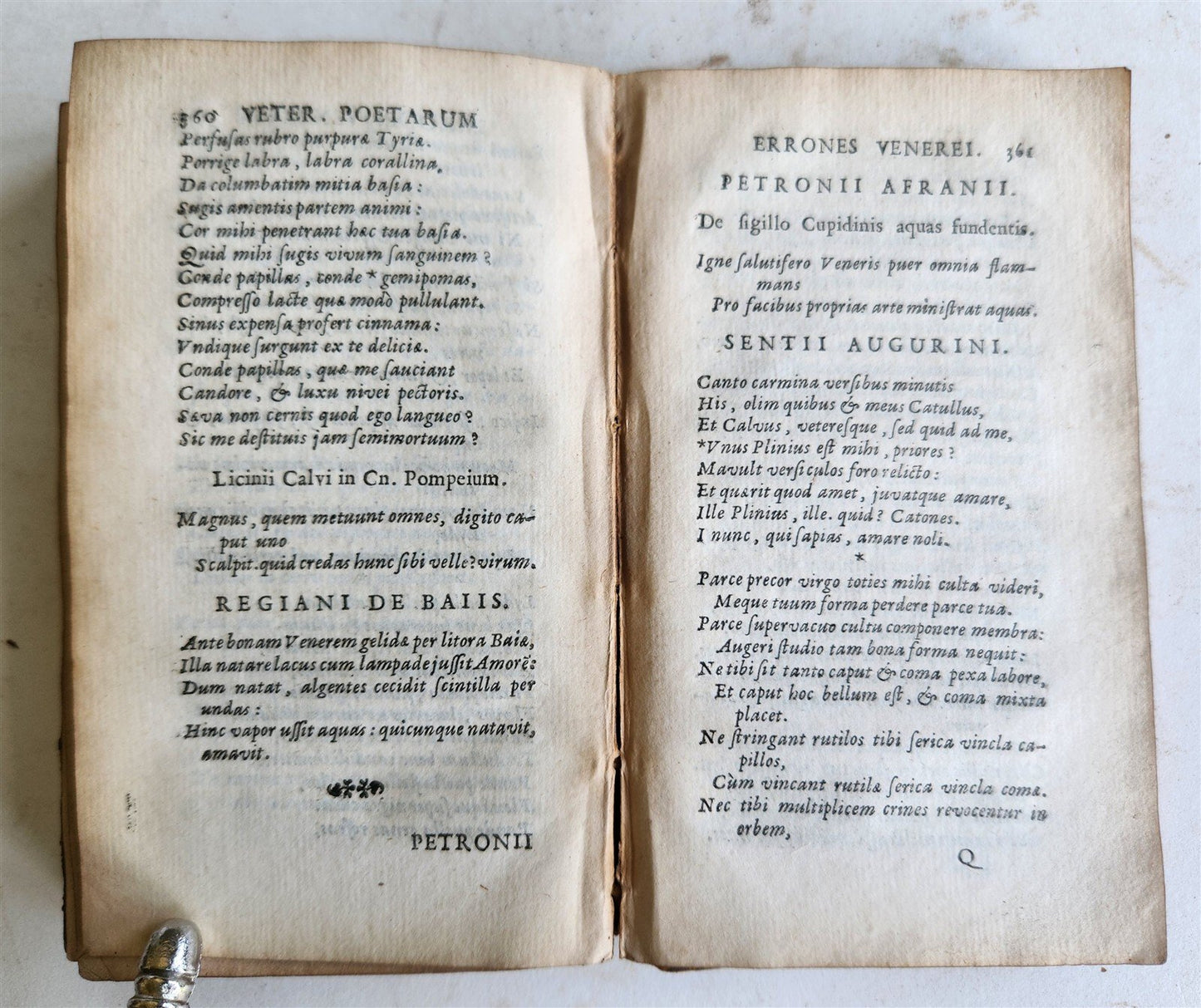 1677 SATYRICON by PETRONIUS ARBITER antique 17th CENTURY