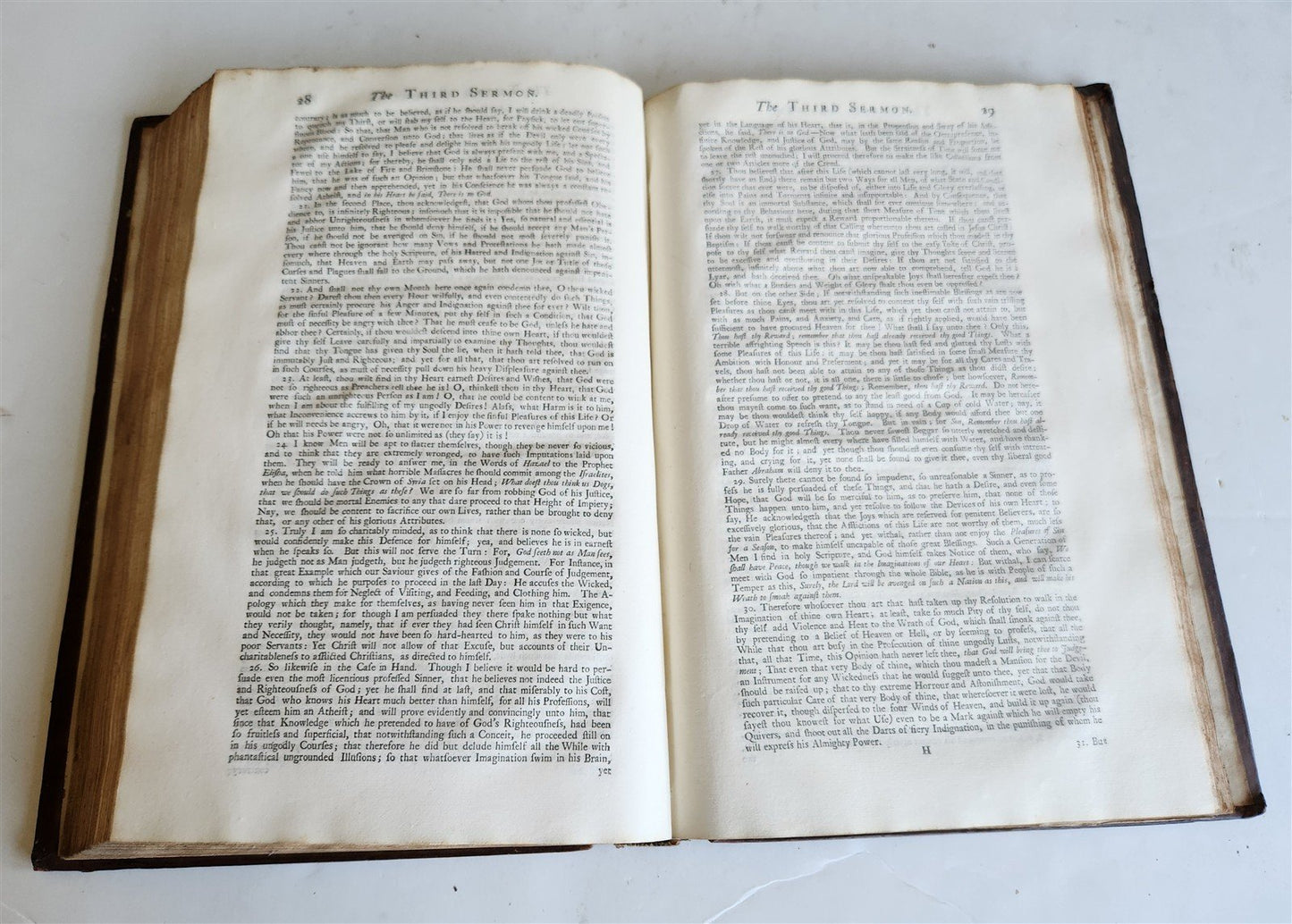 1727 PROTESTANT SERMONS antique WORKS OF WILLIAM CHILLINGWORTH folio