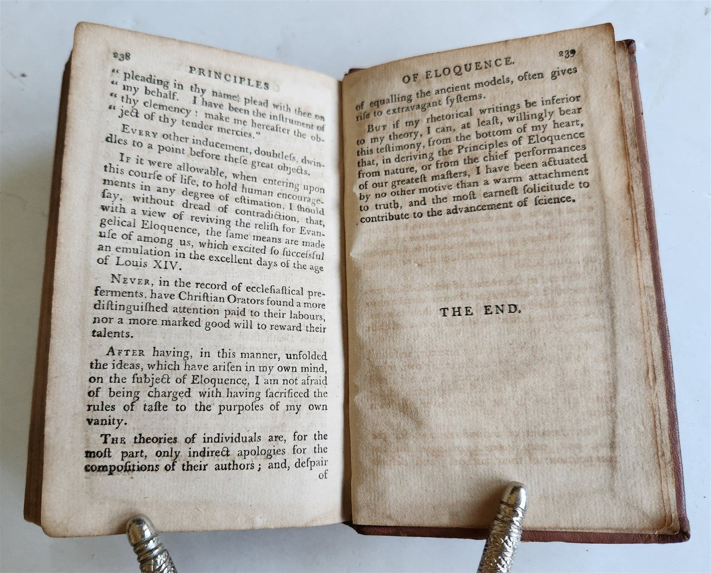 1797 THE PRINCIPLES of ELOQUENCE: antique First American Edition ALBANY