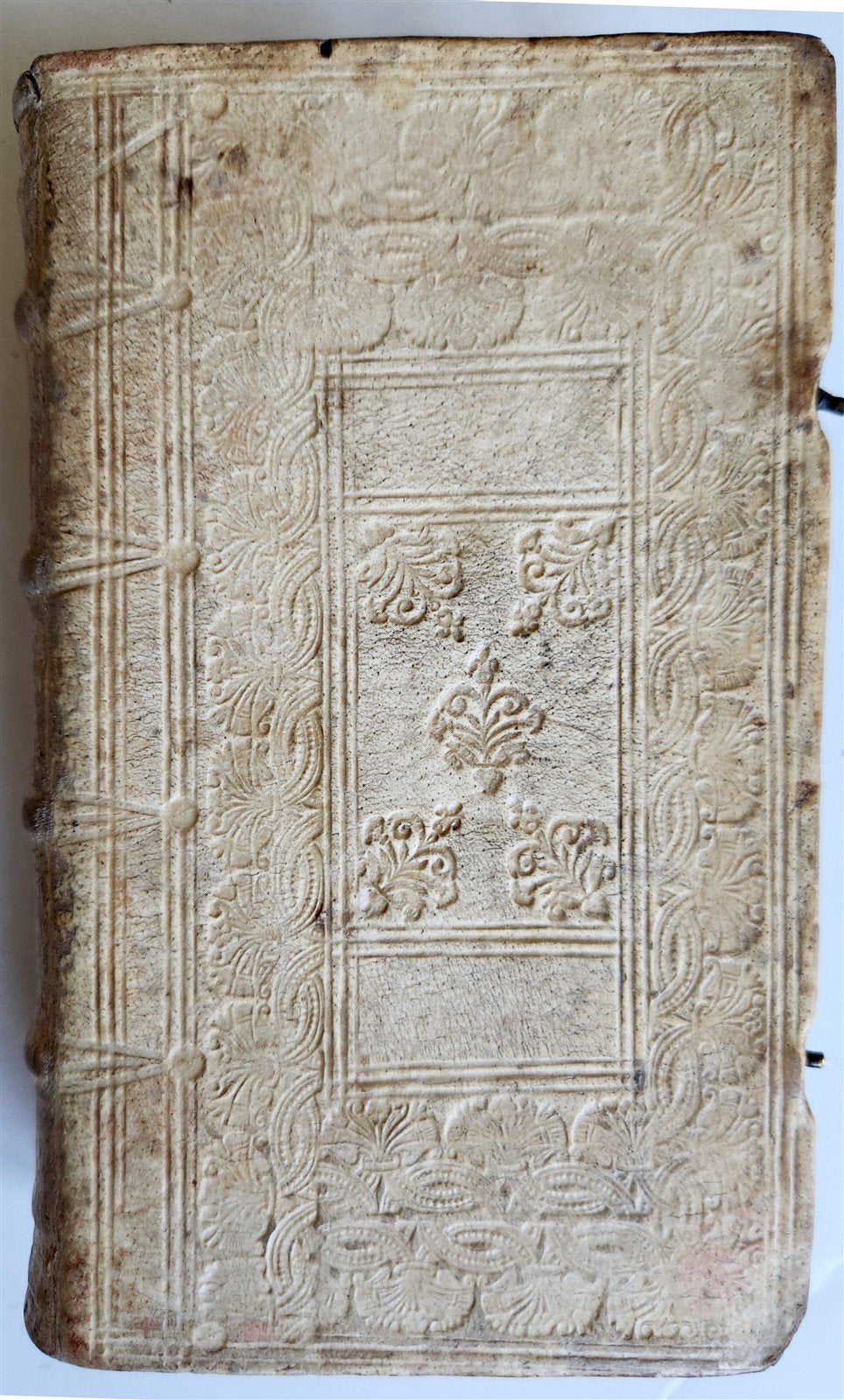1693 M.T.CICERO de ORATORE antique BLIND TOOLED PIGSKIN BINDING