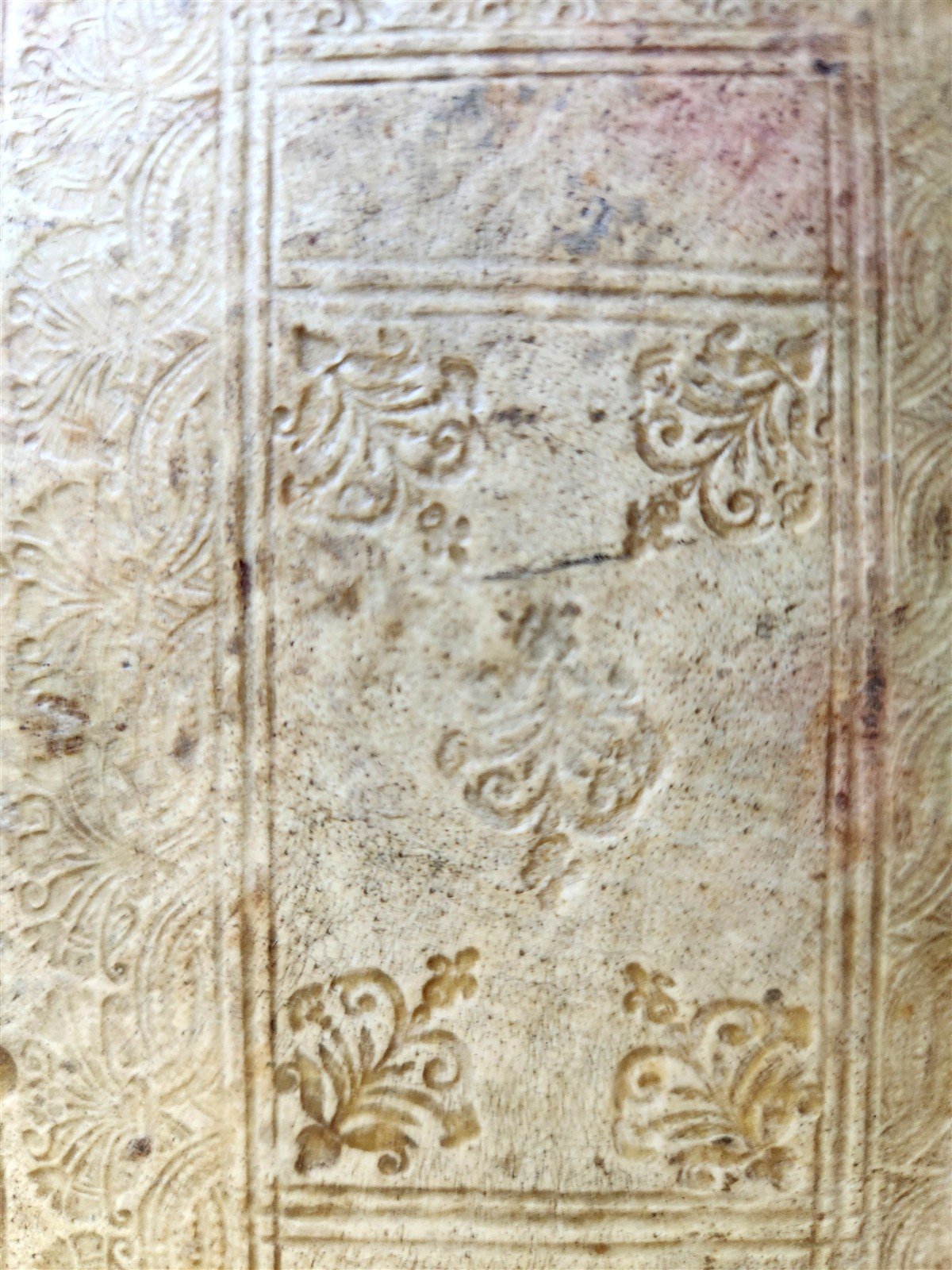 1693 M.T.CICERO de ORATORE antique BLIND TOOLED PIGSKIN BINDING