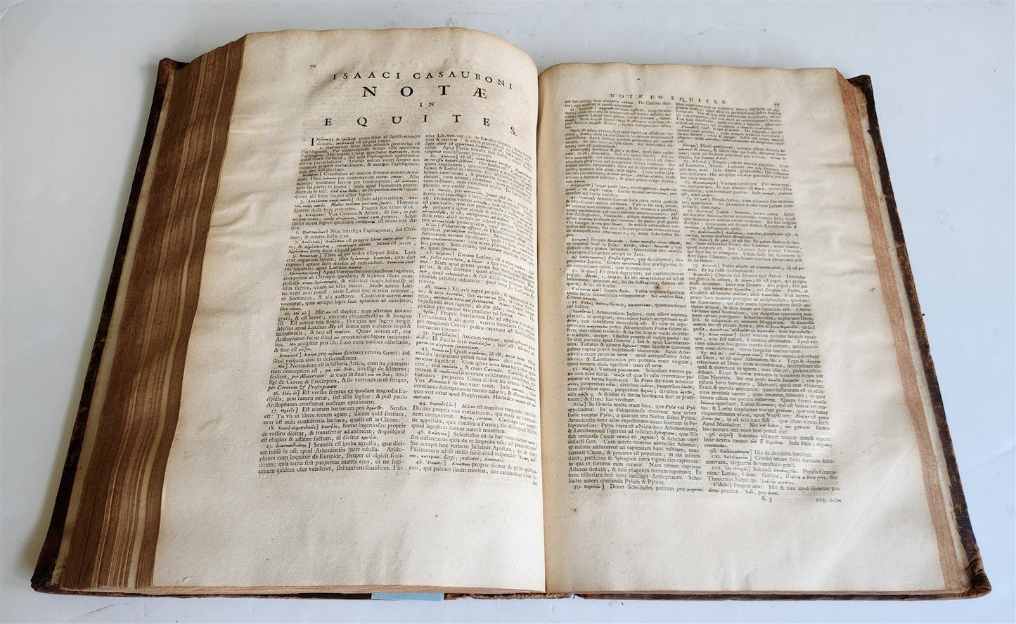 1710 ARISTOPHANIS Comoediae Undecim antique MASSIVE FOLIO