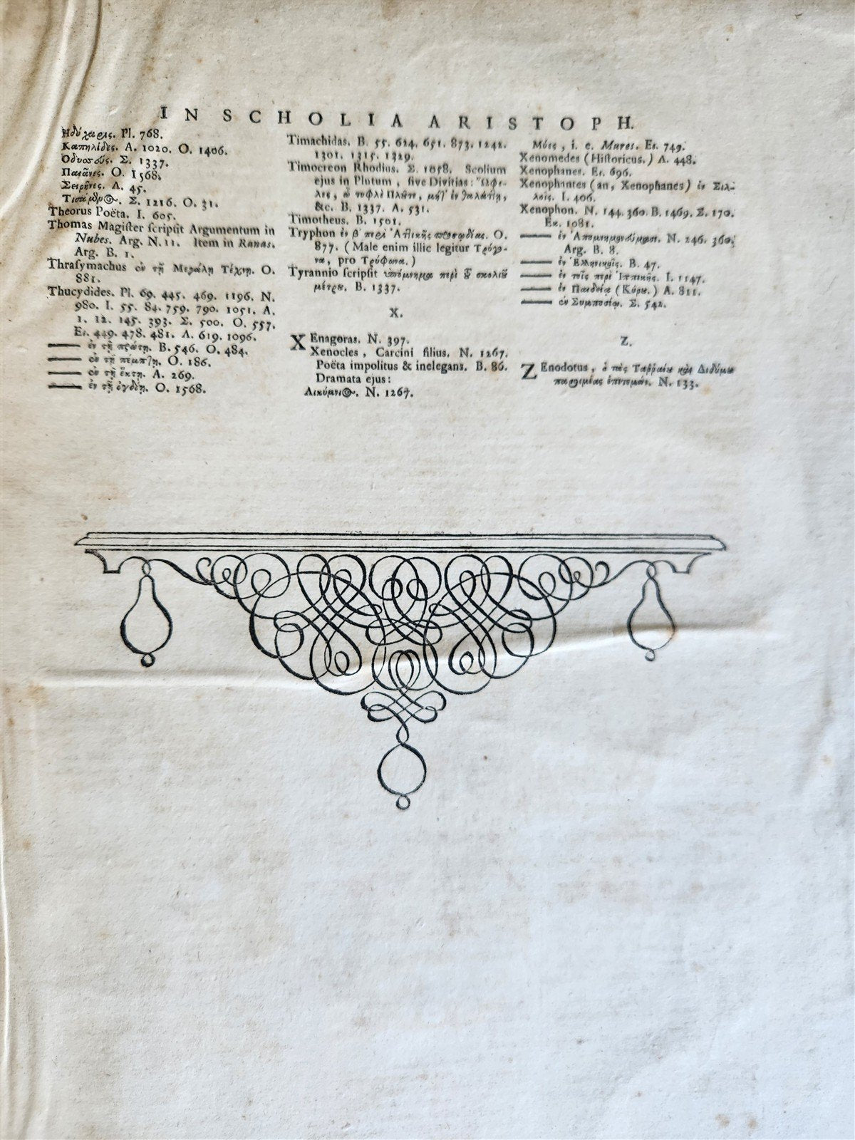 1710 ARISTOPHANIS Comoediae Undecim antique MASSIVE FOLIO