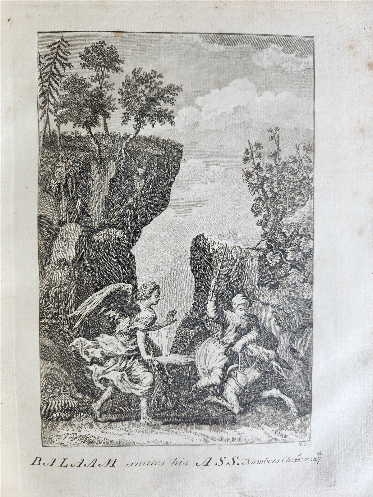 1788 BIBLE in ENGLISH antique ILLUSTRATED