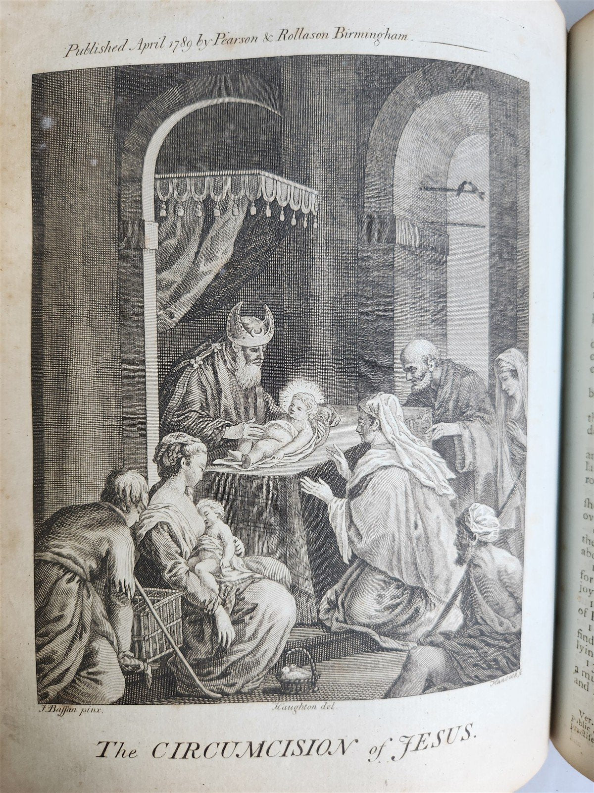 1788 BIBLE in ENGLISH antique ILLUSTRATED