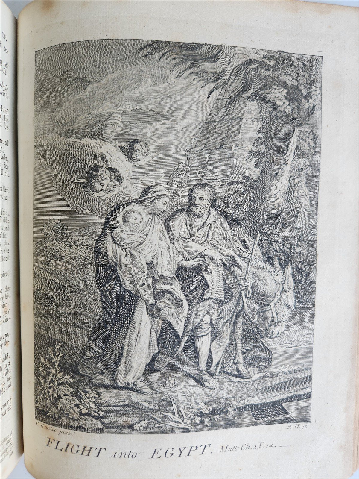 1788 BIBLE in ENGLISH antique ILLUSTRATED