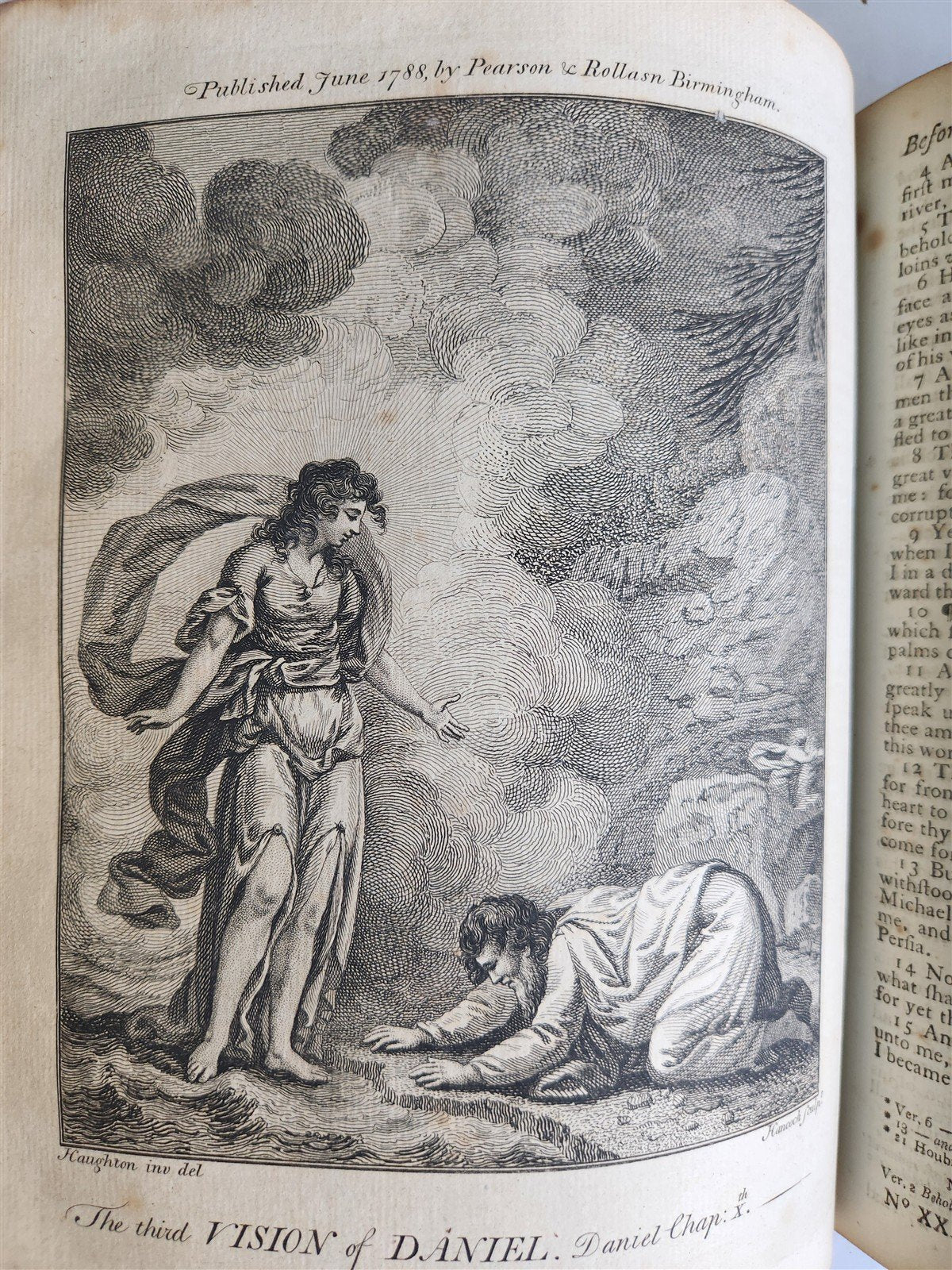 1788 BIBLE in ENGLISH antique ILLUSTRATED