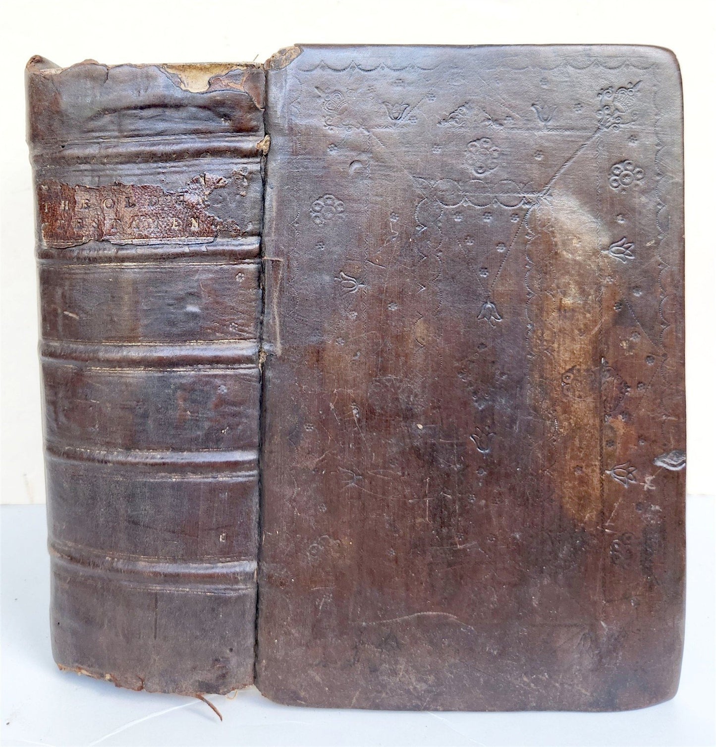 1738 BIBLE OLD AND NEW TESTAMENT HISTORY in ENGLISH antique ILLUSTRATED