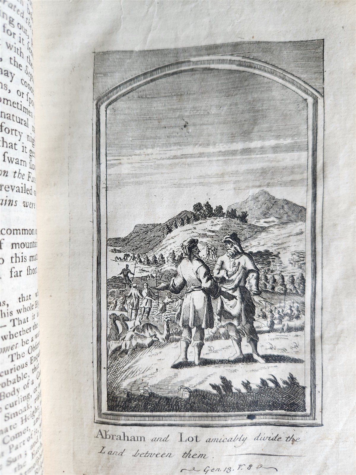 1738 BIBLE OLD AND NEW TESTAMENT HISTORY in ENGLISH antique ILLUSTRATED
