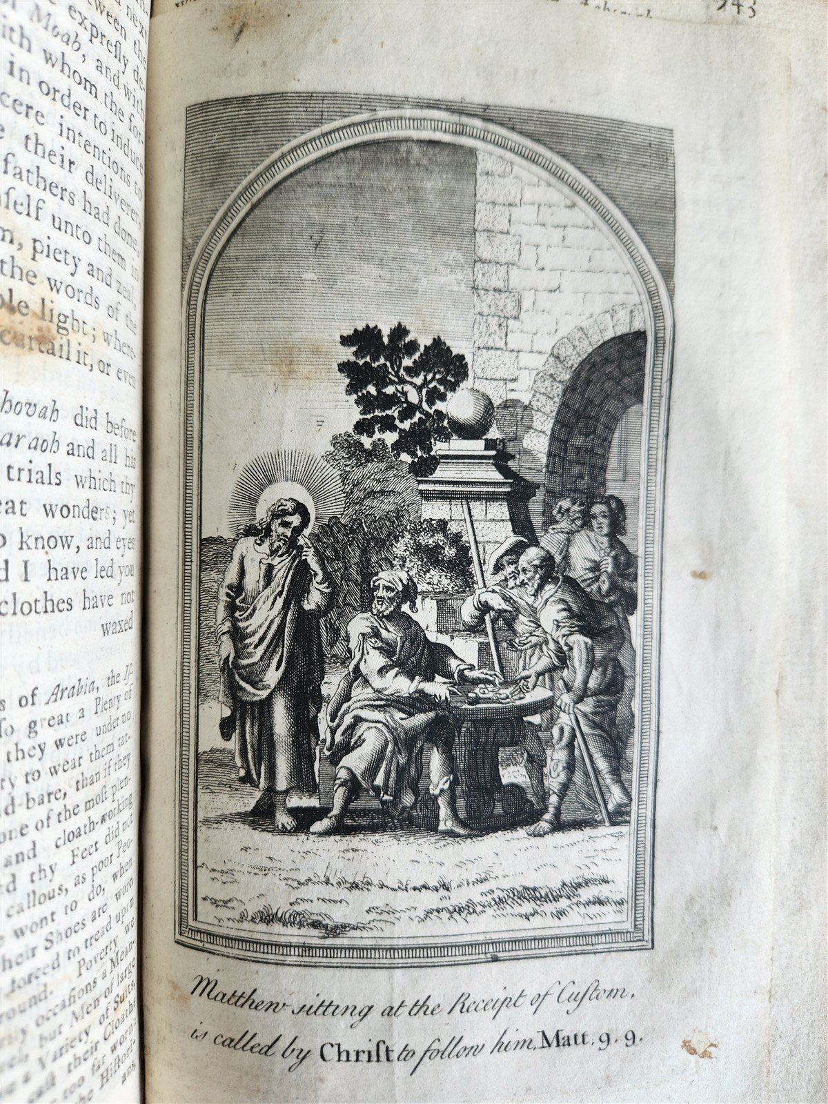 1738 BIBLE OLD AND NEW TESTAMENT HISTORY in ENGLISH antique ILLUSTRATED