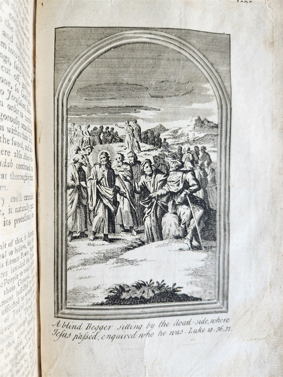 1738 BIBLE OLD AND NEW TESTAMENT HISTORY in ENGLISH antique ILLUSTRATED
