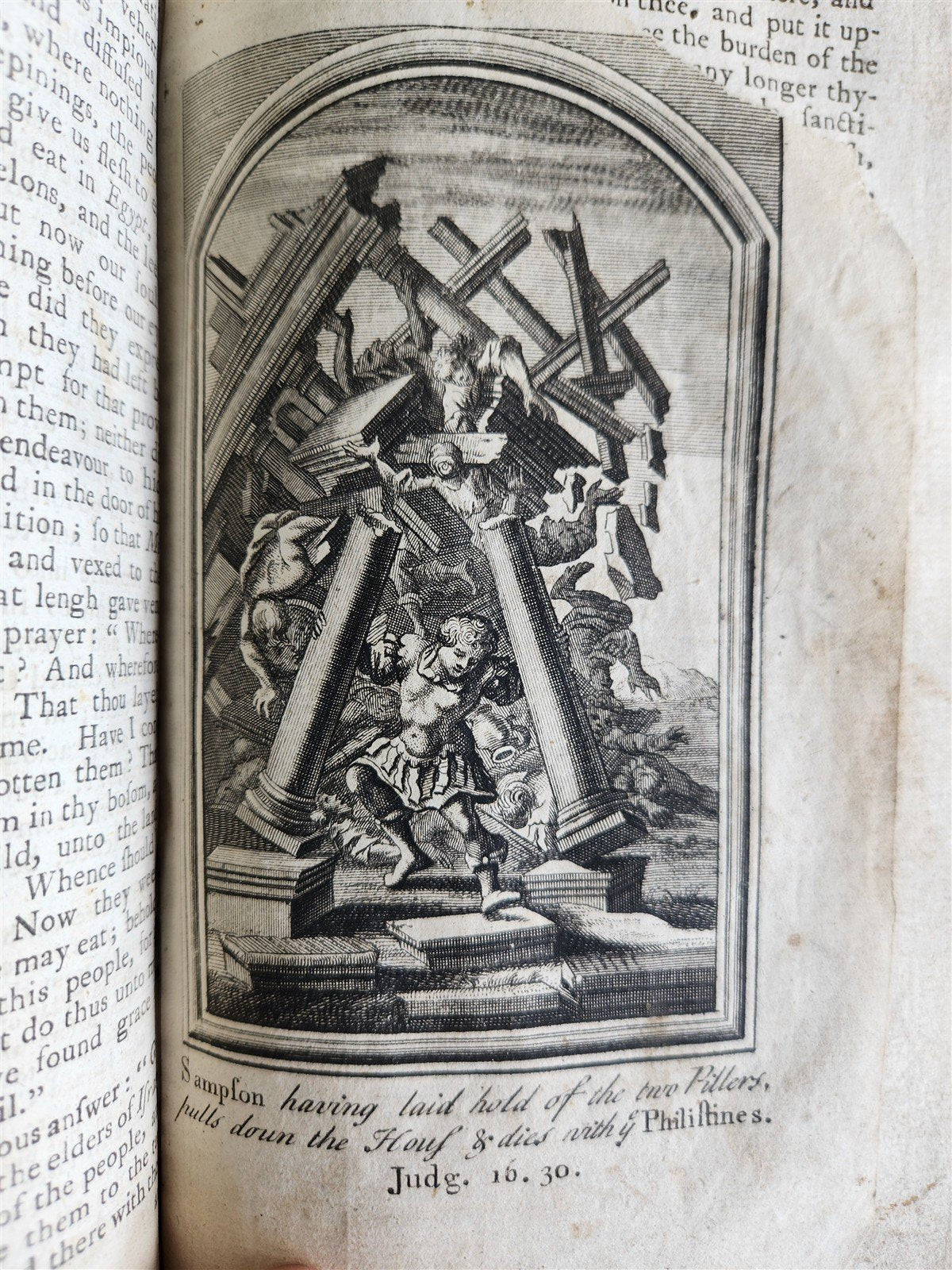 1738 BIBLE OLD AND NEW TESTAMENT HISTORY in ENGLISH antique ILLUSTRATED