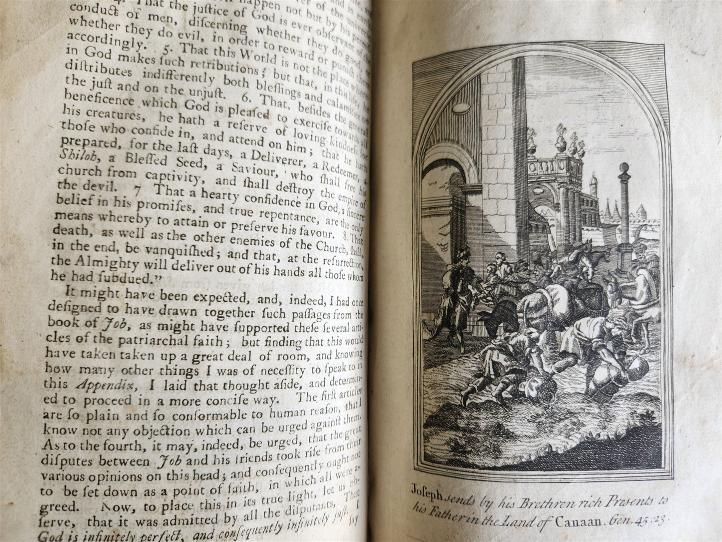 1738 BIBLE OLD AND NEW TESTAMENT HISTORY in ENGLISH antique ILLUSTRATED