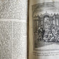 1738 BIBLE OLD AND NEW TESTAMENT HISTORY in ENGLISH antique ILLUSTRATED