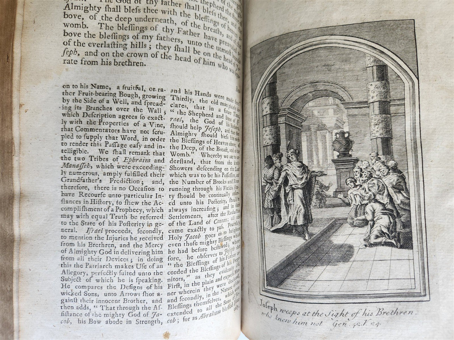 1738 BIBLE OLD AND NEW TESTAMENT HISTORY in ENGLISH antique ILLUSTRATED
