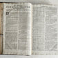 1696 BIBLE in ENGLISH antique MASSIVE FOLIO w/ BOOK OF COMMON PRAYER