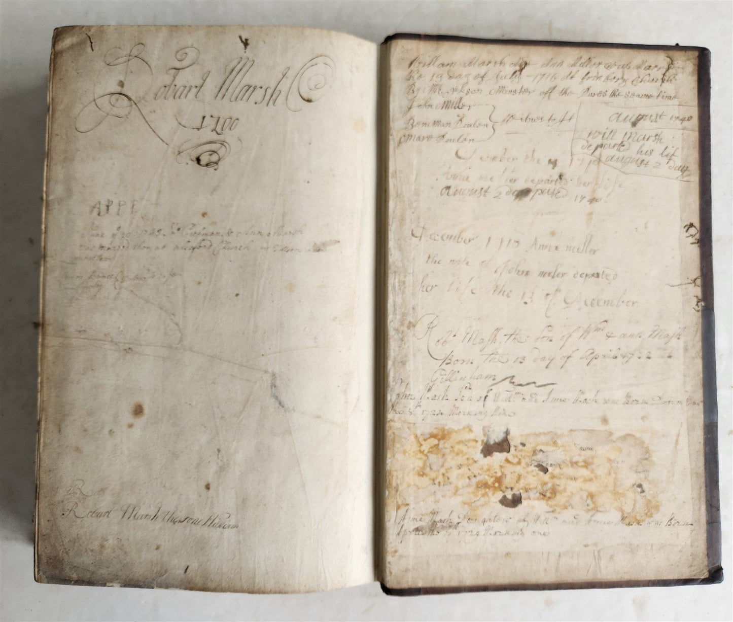 1696 BIBLE in ENGLISH antique MASSIVE FOLIO w/ BOOK OF COMMON PRAYER