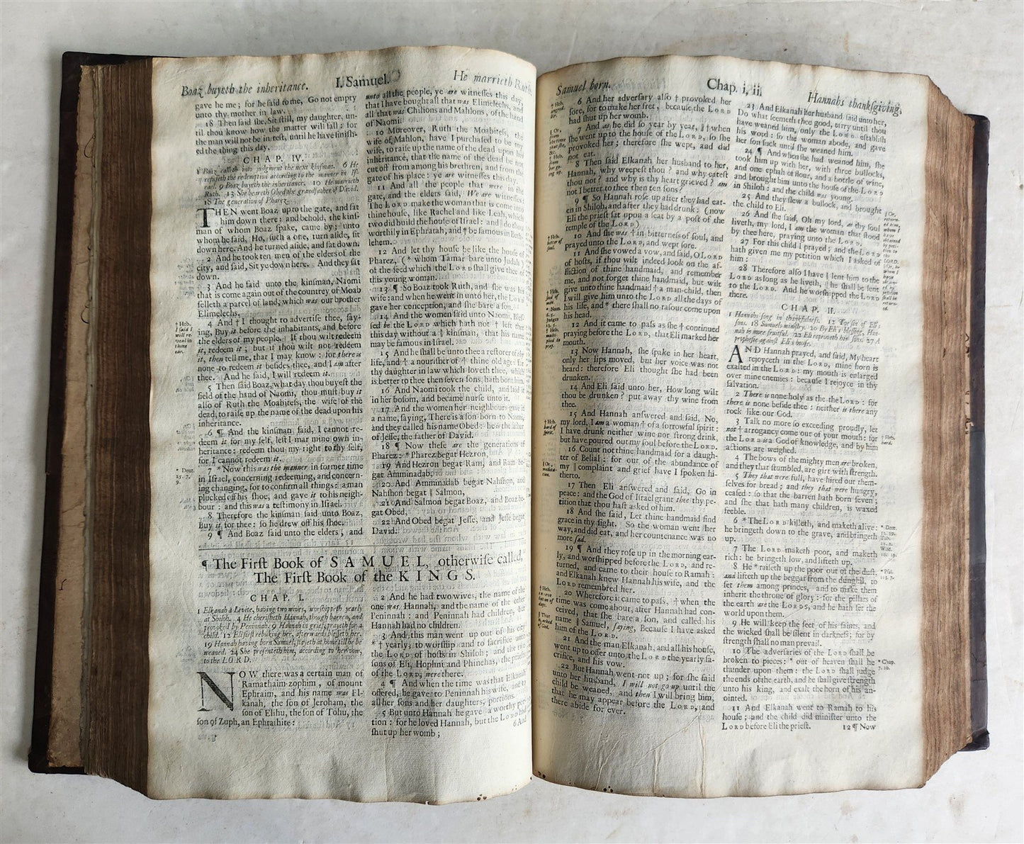 1696 BIBLE in ENGLISH antique MASSIVE FOLIO w/ BOOK OF COMMON PRAYER