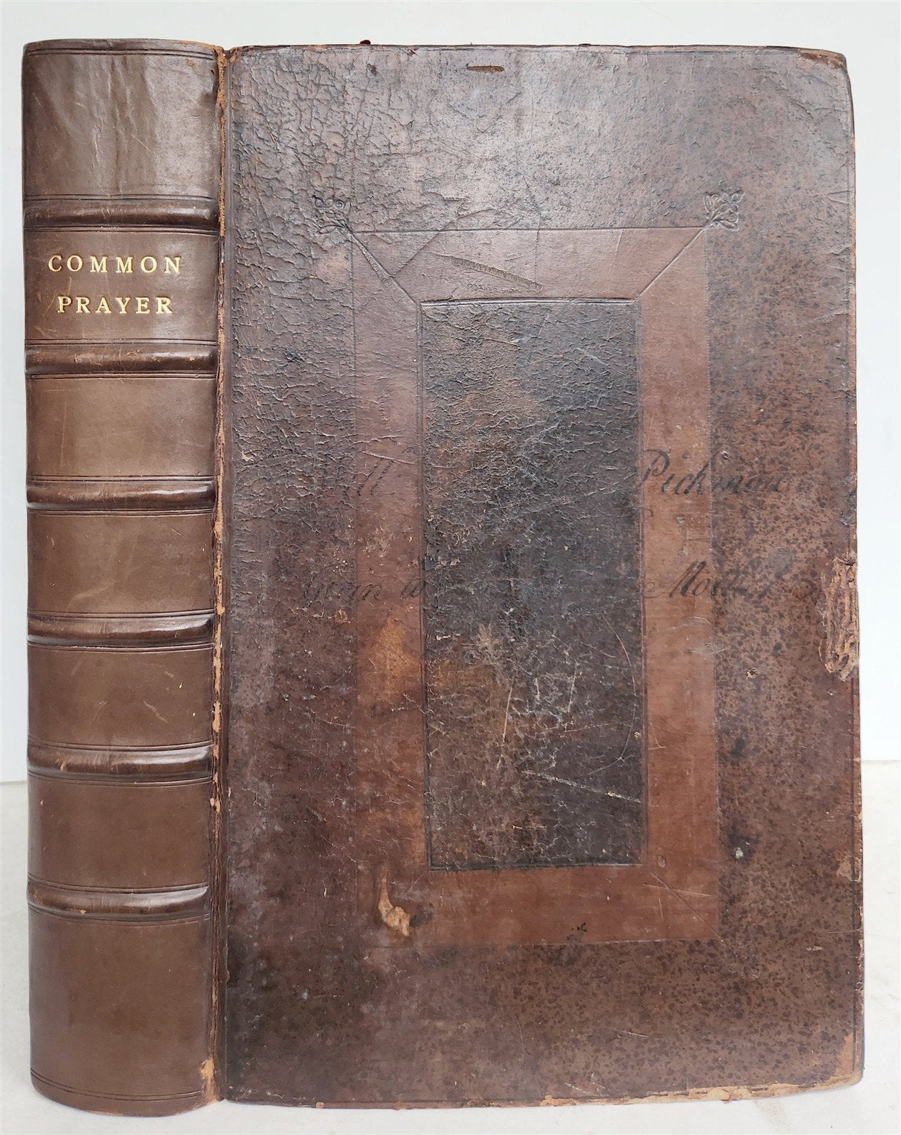 1696 BIBLE in ENGLISH antique MASSIVE FOLIO w/ BOOK OF COMMON PRAYER