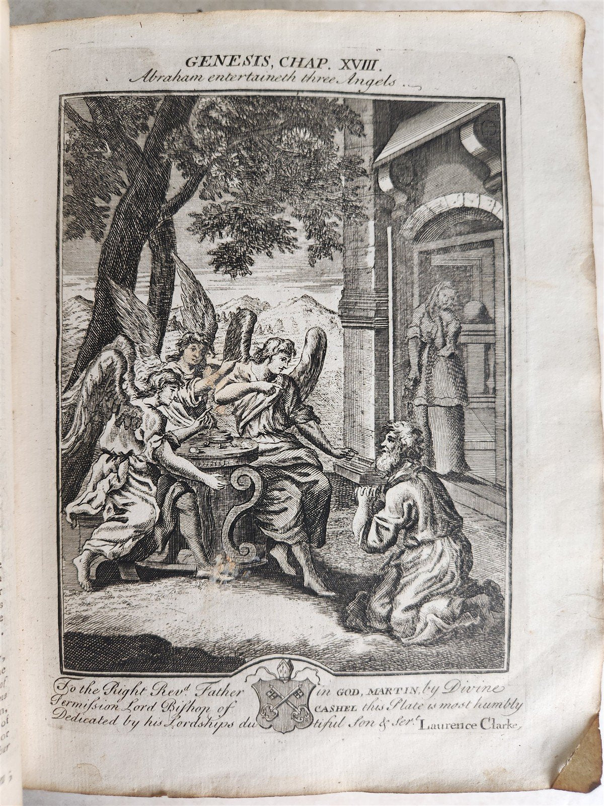 1739 BIBLE HISTORY in ENGLISH antique ILLUSTRATED OLD AND NEW TESTAMENT