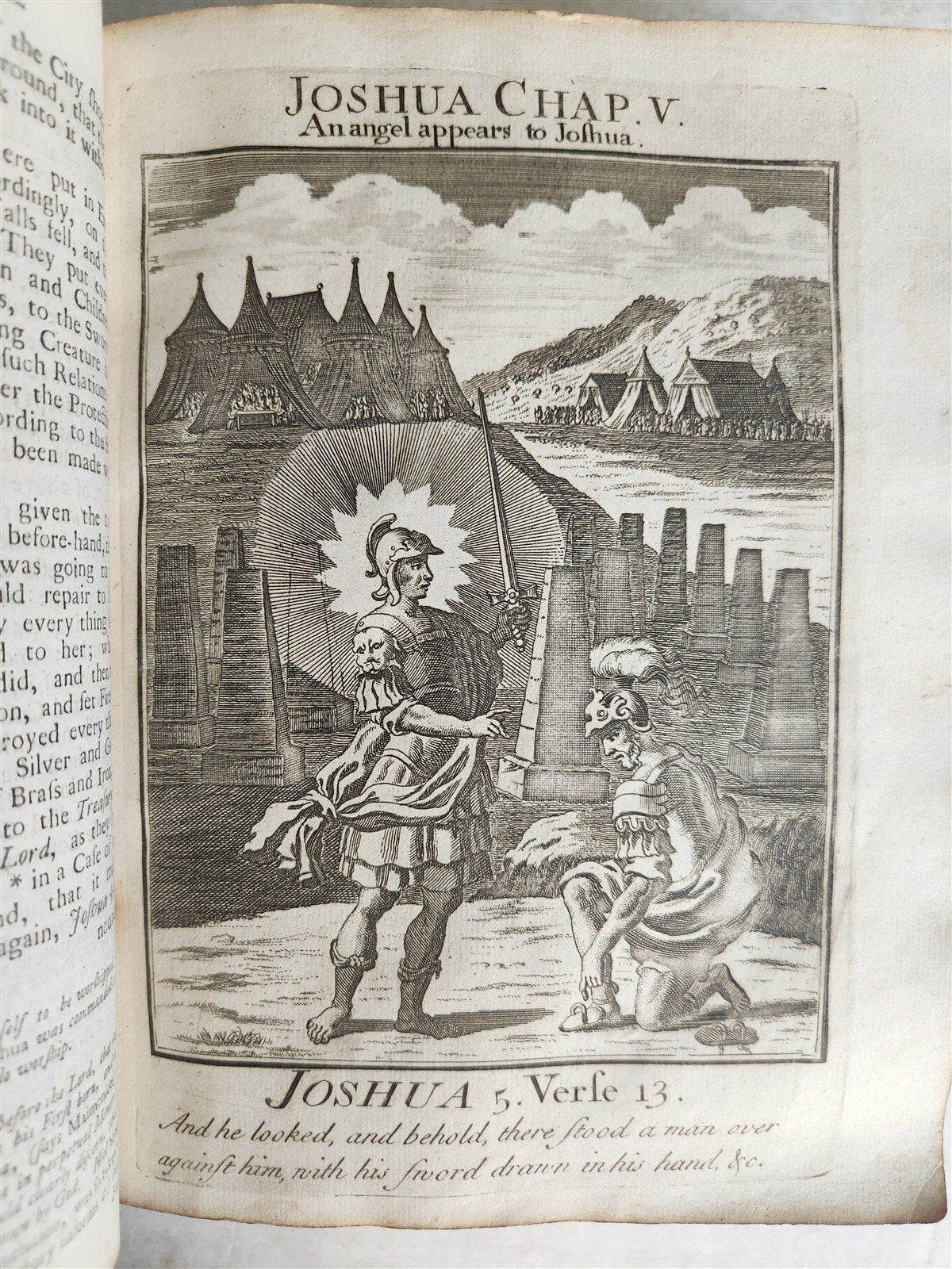 1739 BIBLE HISTORY in ENGLISH antique ILLUSTRATED OLD AND NEW TESTAMENT