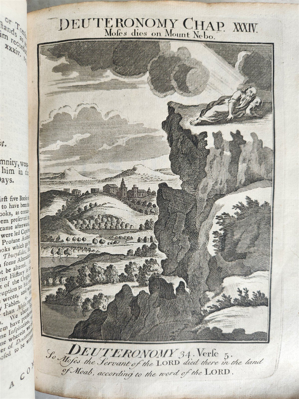 1739 BIBLE HISTORY in ENGLISH antique ILLUSTRATED OLD AND NEW TESTAMENT