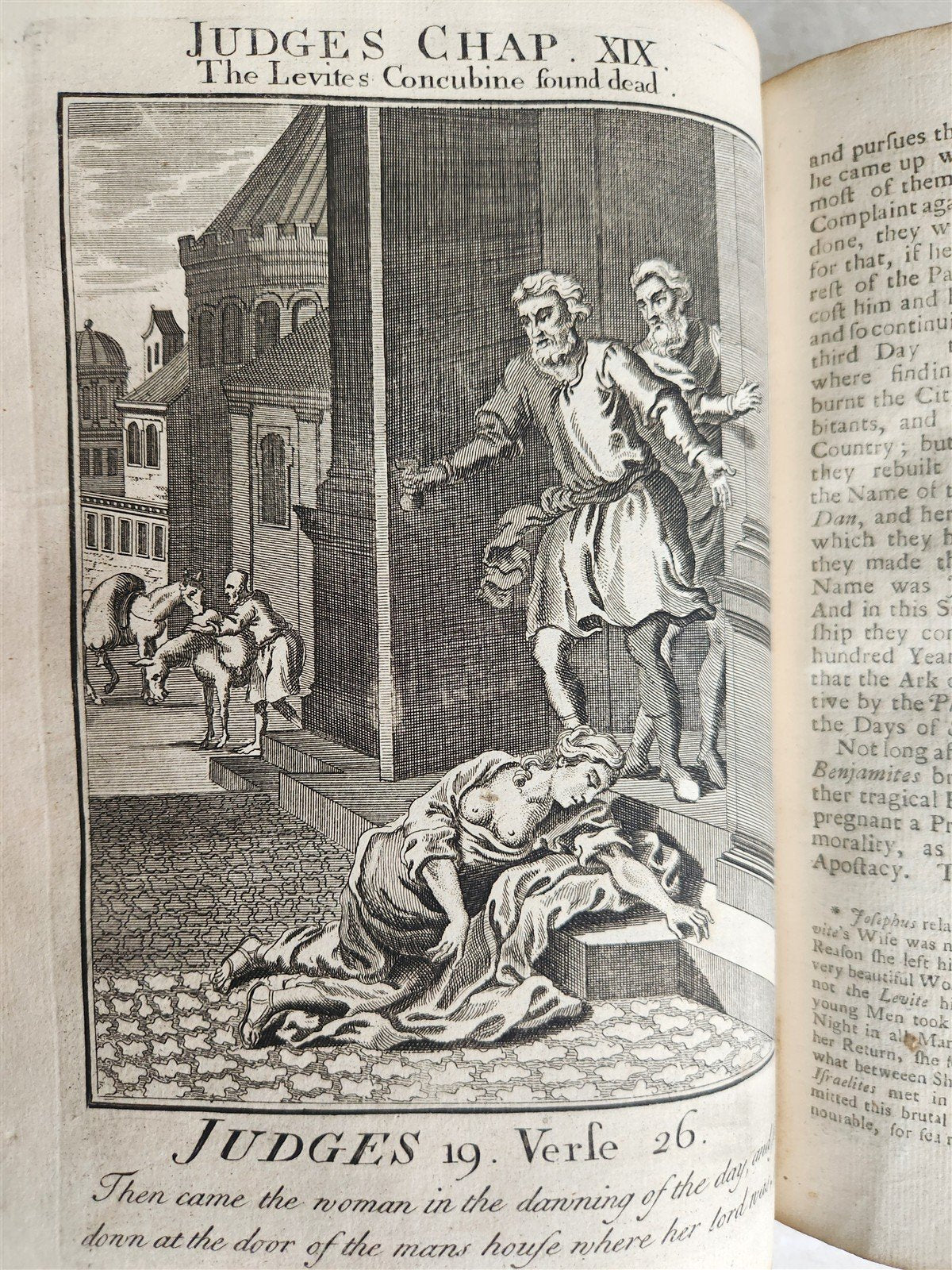 1739 BIBLE HISTORY in ENGLISH antique ILLUSTRATED OLD AND NEW TESTAMENT
