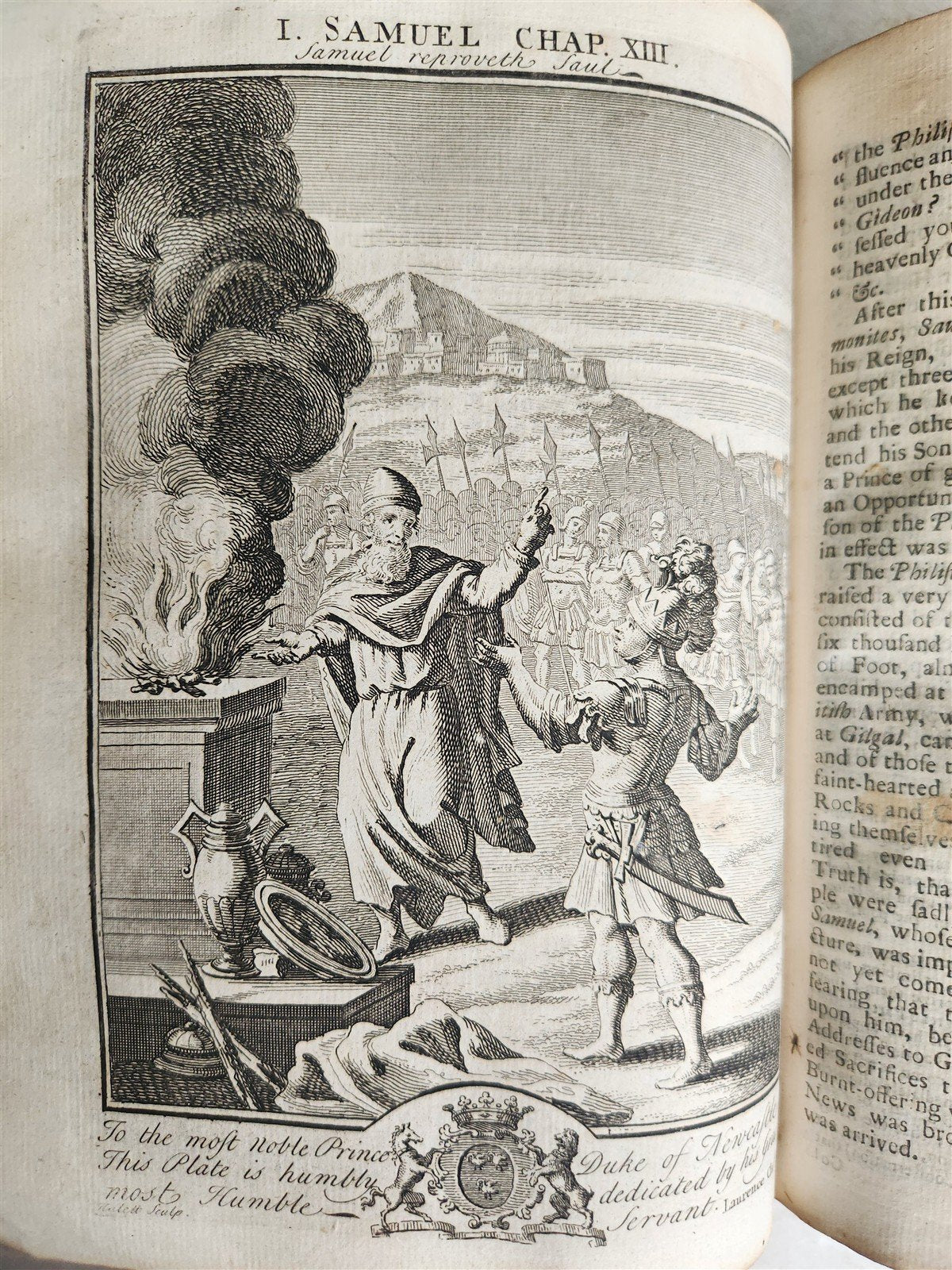 1739 BIBLE HISTORY in ENGLISH antique ILLUSTRATED OLD AND NEW TESTAMENT