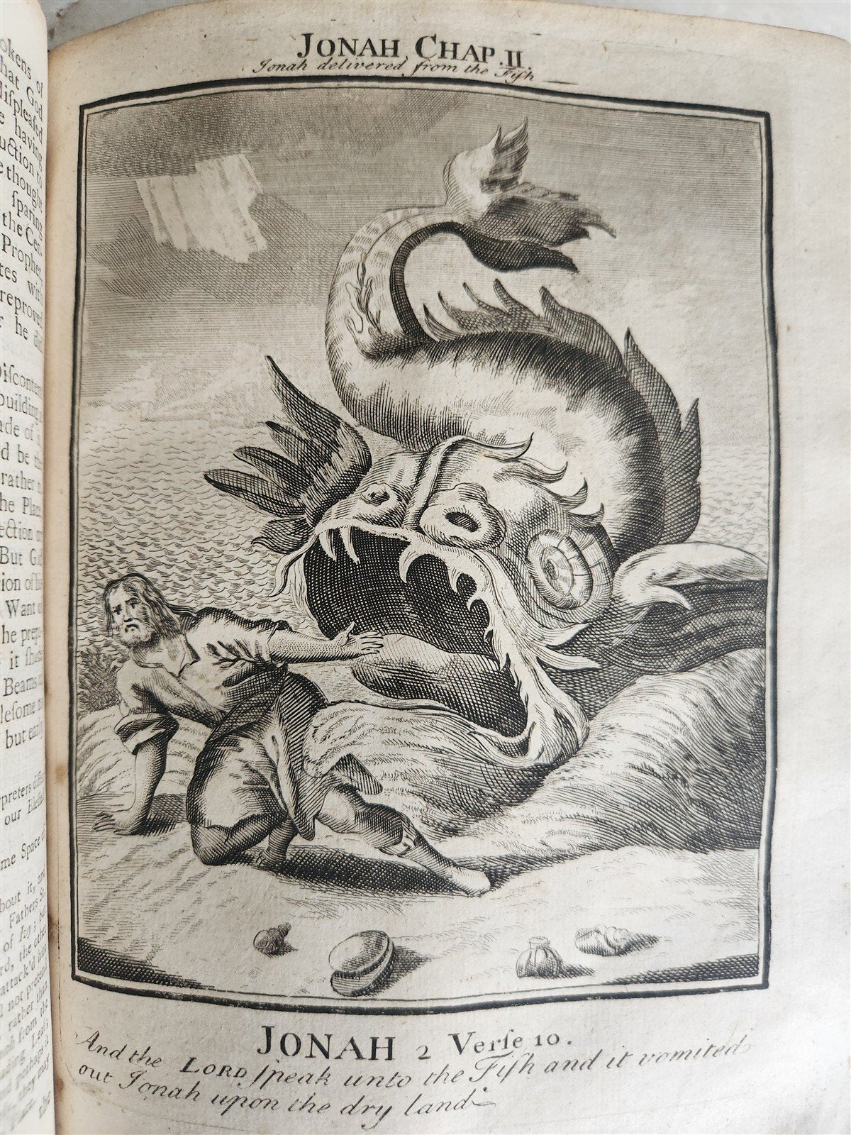 1739 BIBLE HISTORY in ENGLISH antique ILLUSTRATED OLD AND NEW TESTAMENT