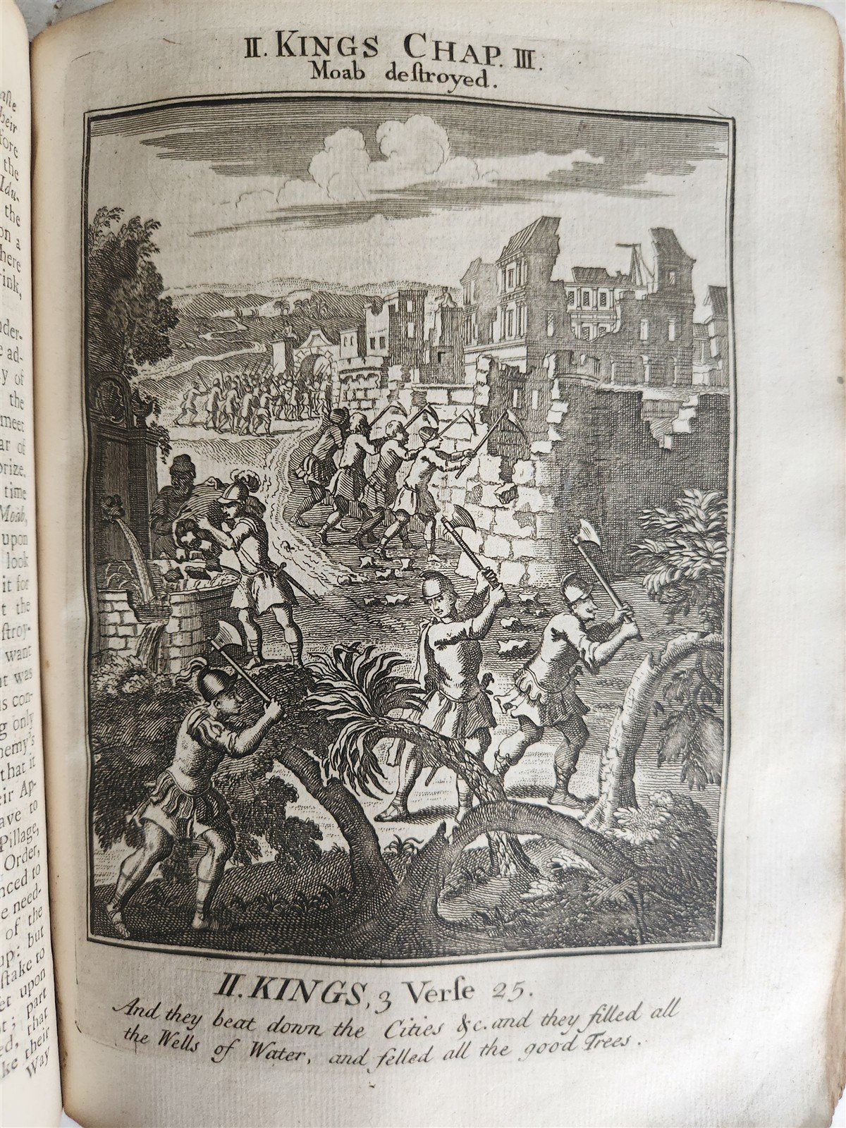 1739 BIBLE HISTORY in ENGLISH antique ILLUSTRATED OLD AND NEW TESTAMENT