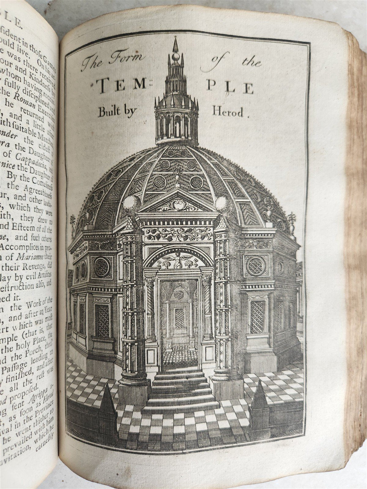 1739 BIBLE HISTORY in ENGLISH antique ILLUSTRATED OLD AND NEW TESTAMENT