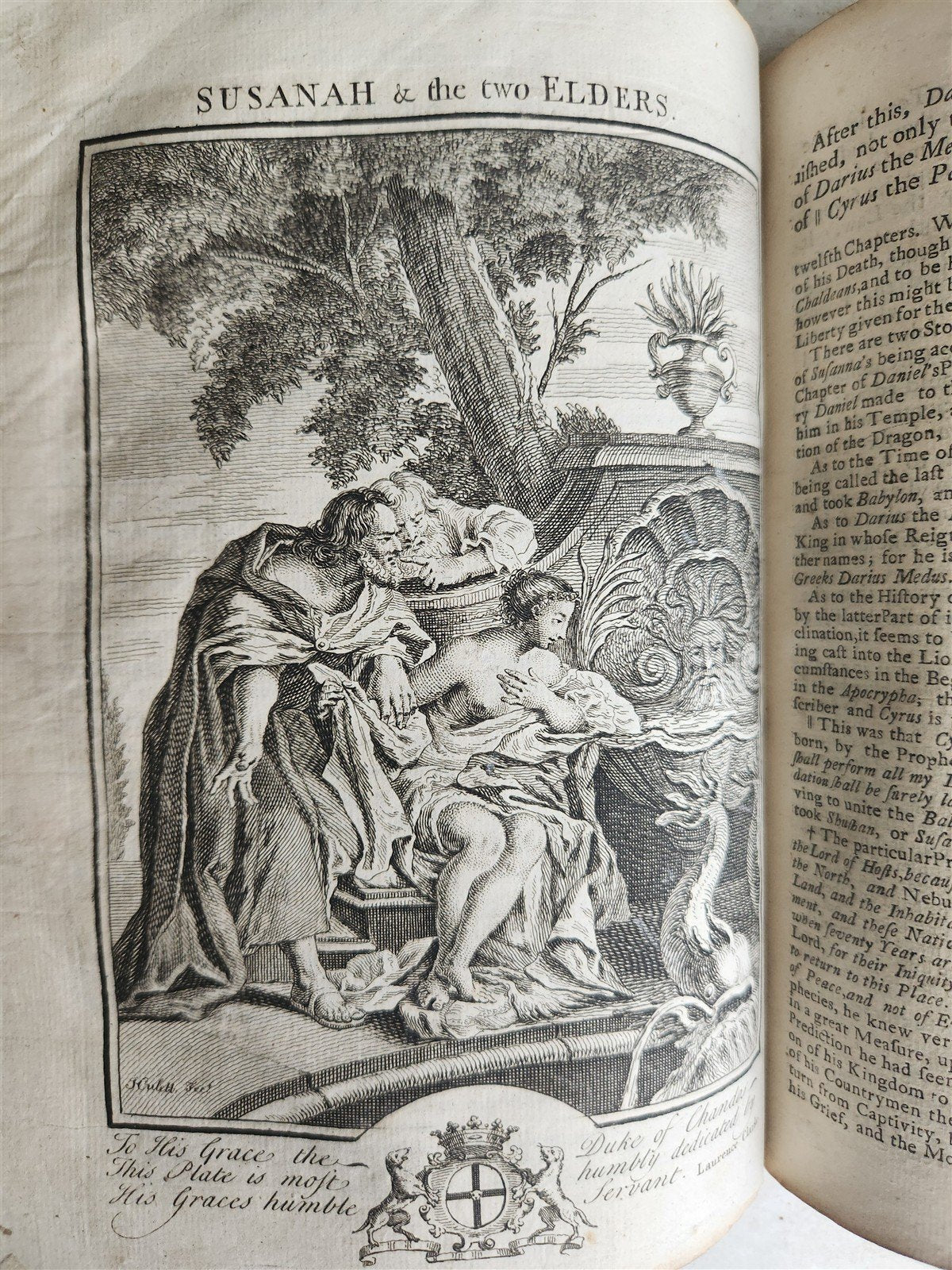 1739 BIBLE HISTORY in ENGLISH antique ILLUSTRATED OLD AND NEW TESTAMENT