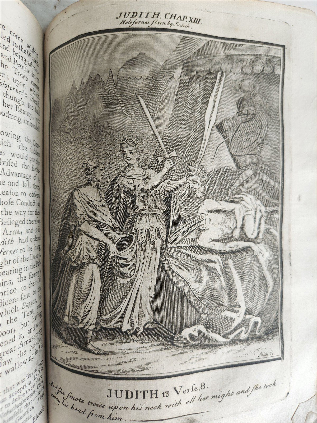 1739 BIBLE HISTORY in ENGLISH antique ILLUSTRATED OLD AND NEW TESTAMENT