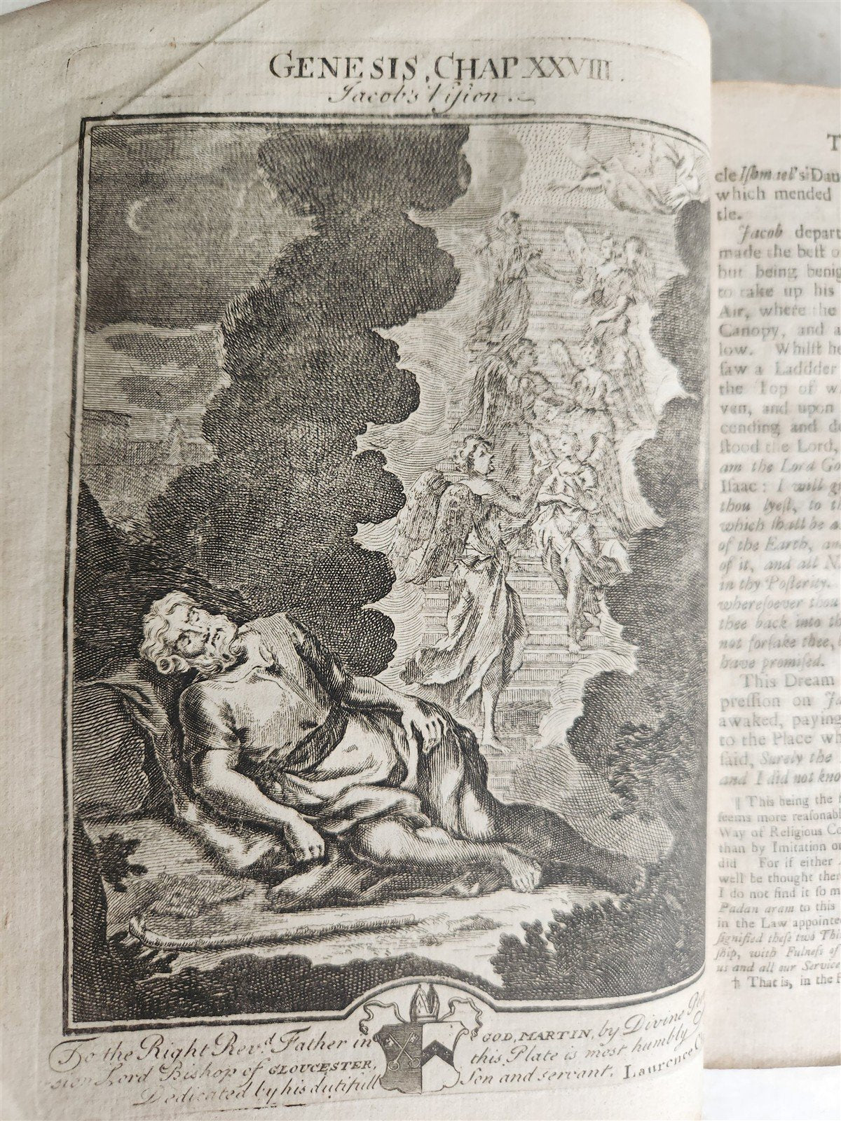 1739 BIBLE HISTORY in ENGLISH antique ILLUSTRATED OLD AND NEW TESTAMENT