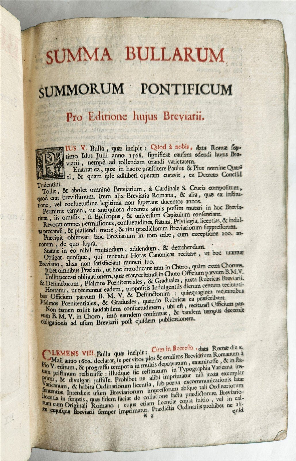 1781 BREVIARIUM ROMANUM antique PLANTIN decreto Sacro Sancti Concilii Tridentini