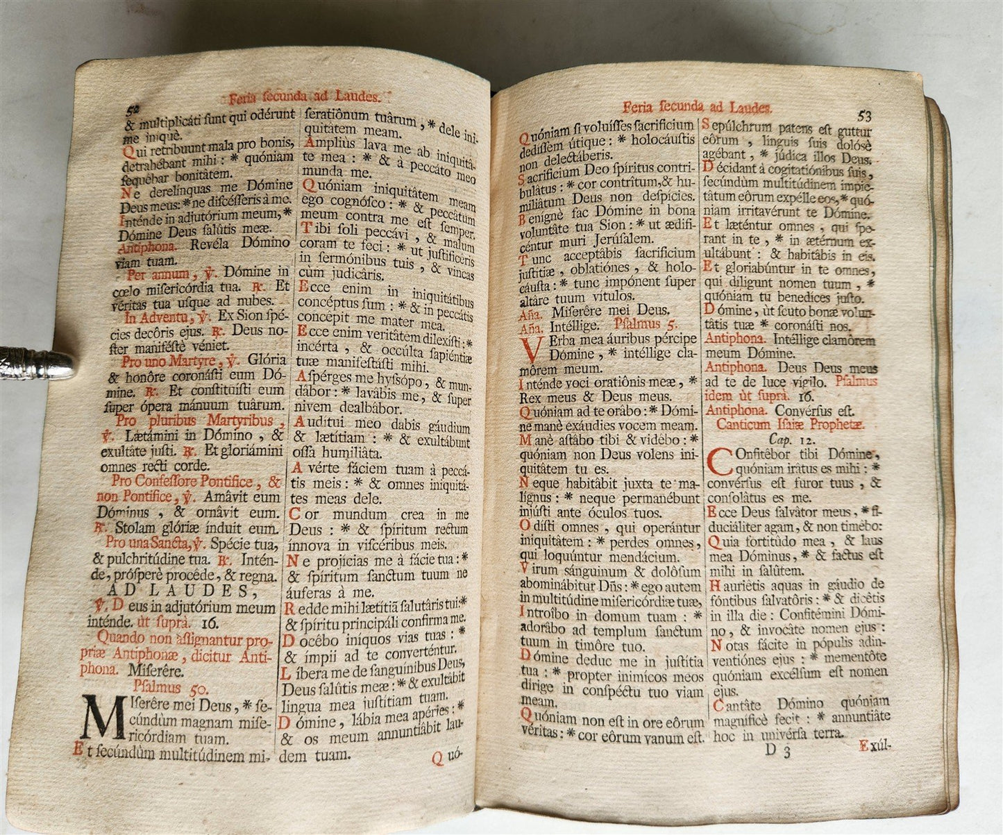 1781 BREVIARIUM ROMANUM antique PLANTIN decreto Sacro Sancti Concilii Tridentini