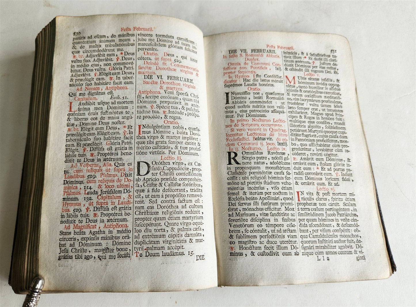 1781 BREVIARIUM ROMANUM antique PLANTIN decreto Sacro Sancti Concilii Tridentini
