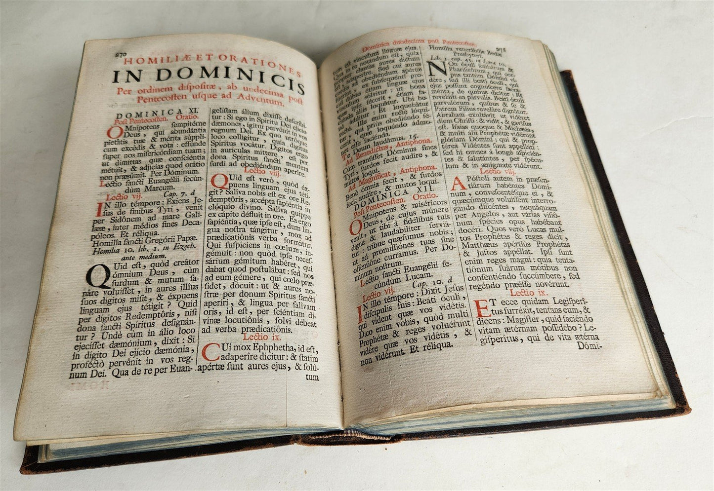 1781 BREVIARIUM ROMANUM 'Sacro Sancti Concilii Tridentini' antique PLANTIN PRESS