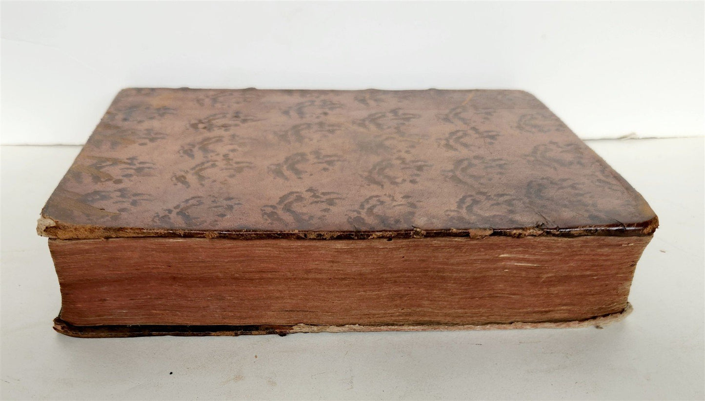 1760 ANTIPHONARIUM ROMANUM BREVIARIUM 'Sacro Sancti Concilii Tridentini' antique