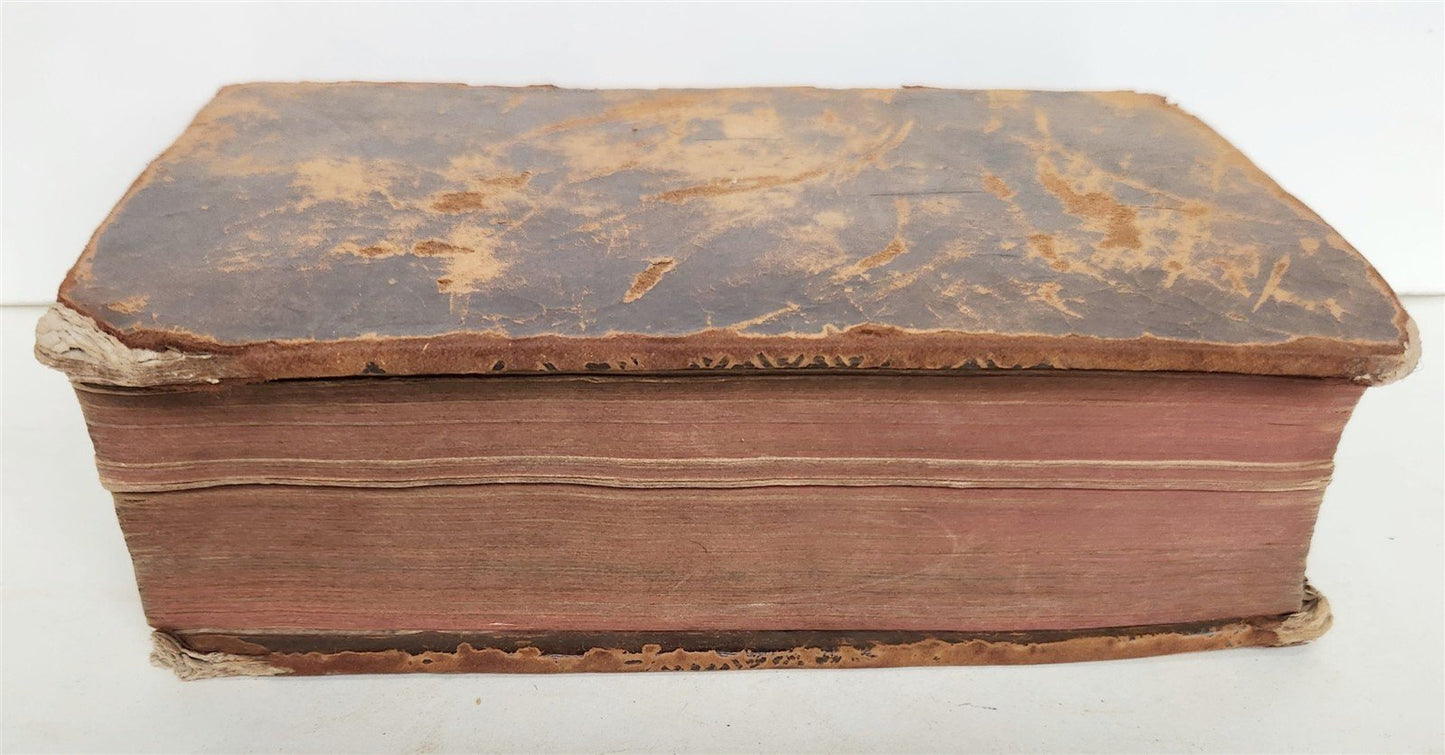 1739 BREVIARIUM ROMANUM 'Sacro Sancti Concilii Tridentini' antique PLANTIN PRESS