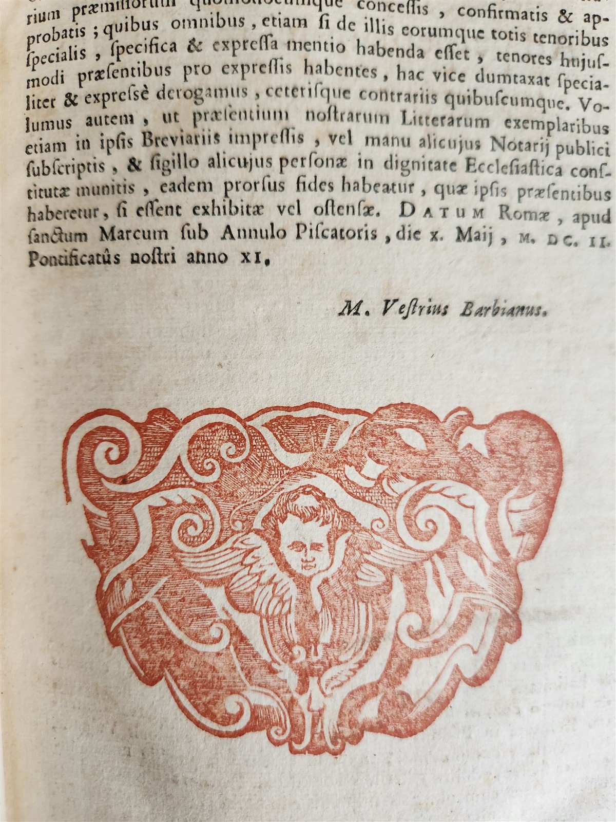 1739 BREVIARIUM ROMANUM 'Sacro Sancti Concilii Tridentini' antique PLANTIN PRESS