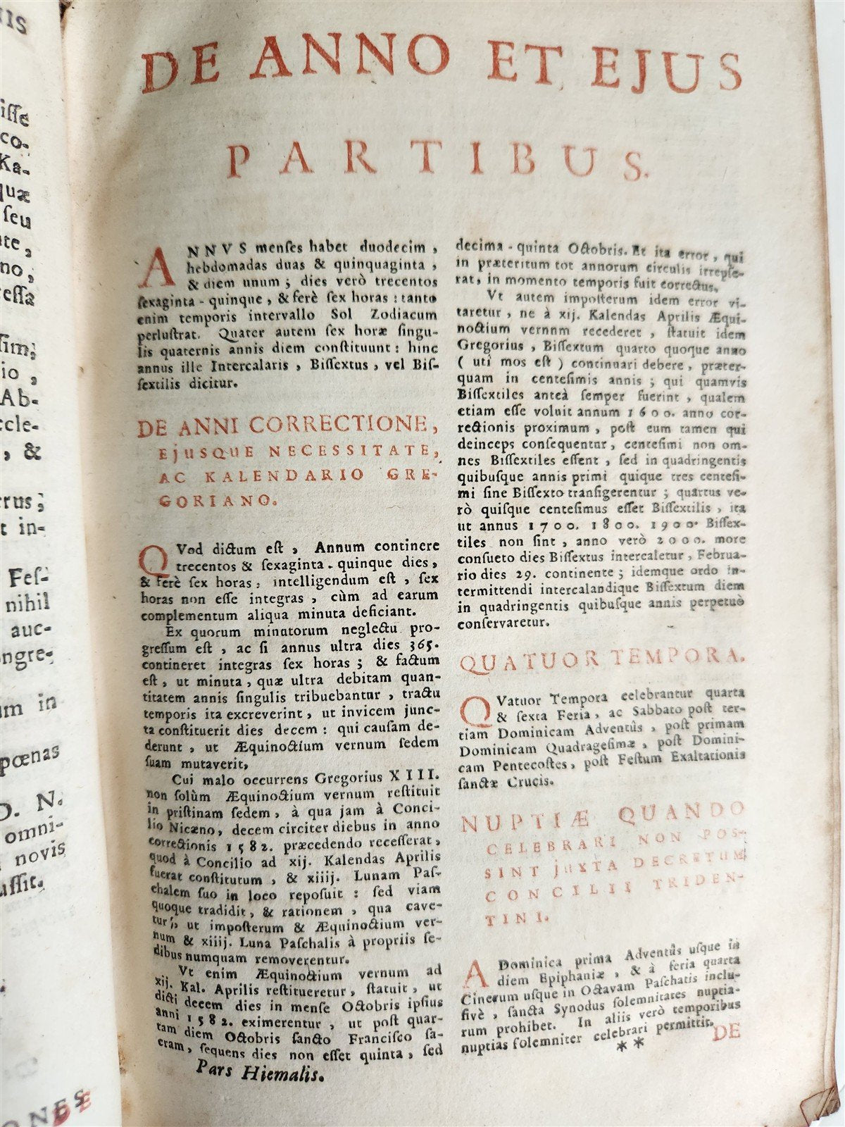 1739 BREVIARIUM ROMANUM 'Sacro Sancti Concilii Tridentini' antique PLANTIN PRESS